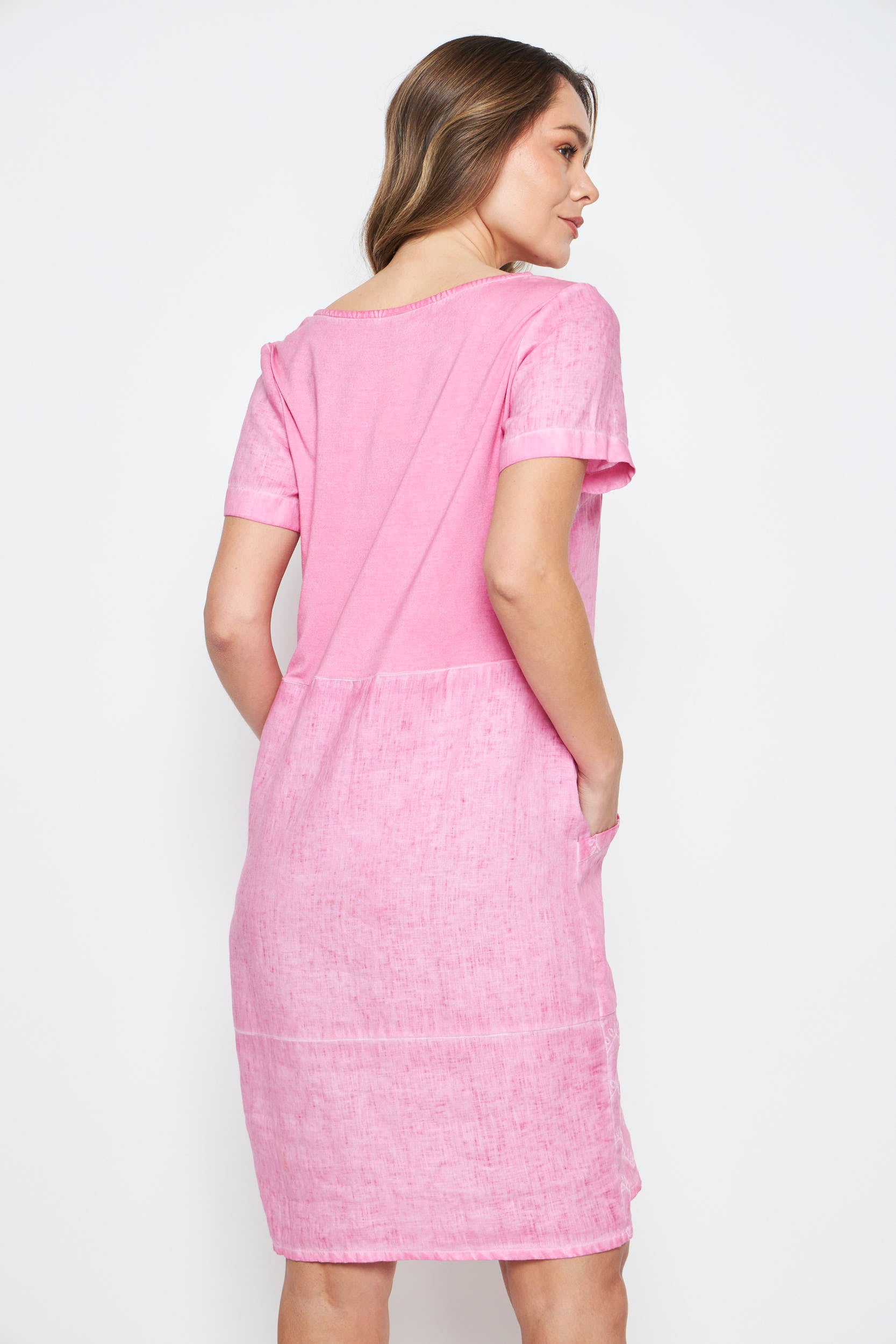 VESTIDO LIRA FUCSIA