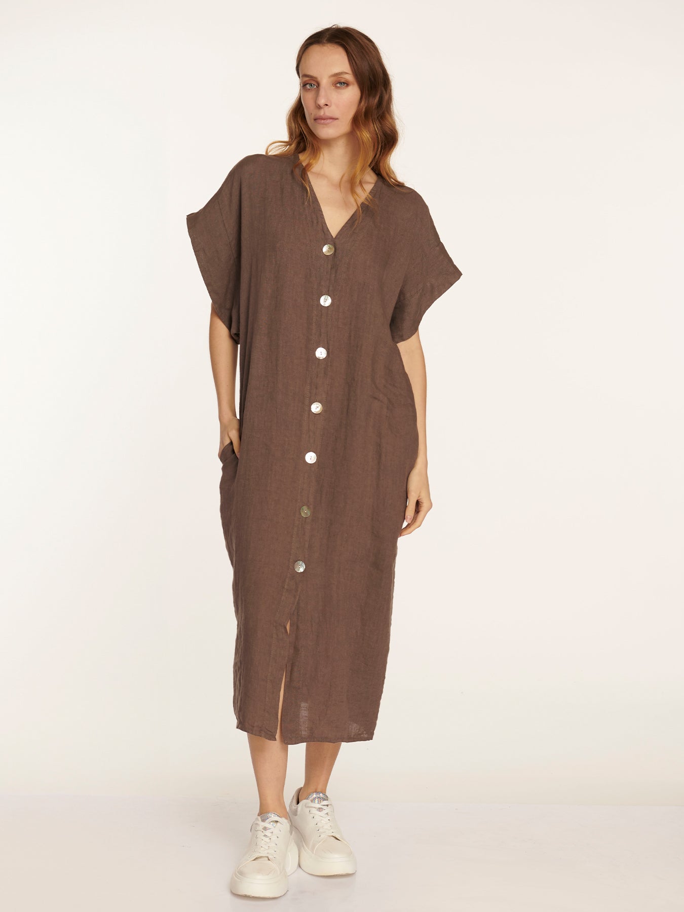 Vestido Allegra Fango Leidiró