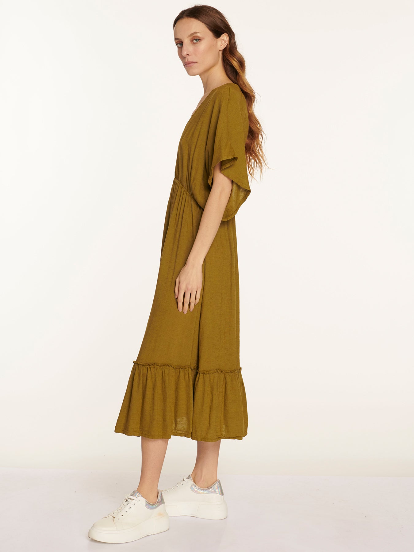 Vestido Mirabella Oliva Leidiró