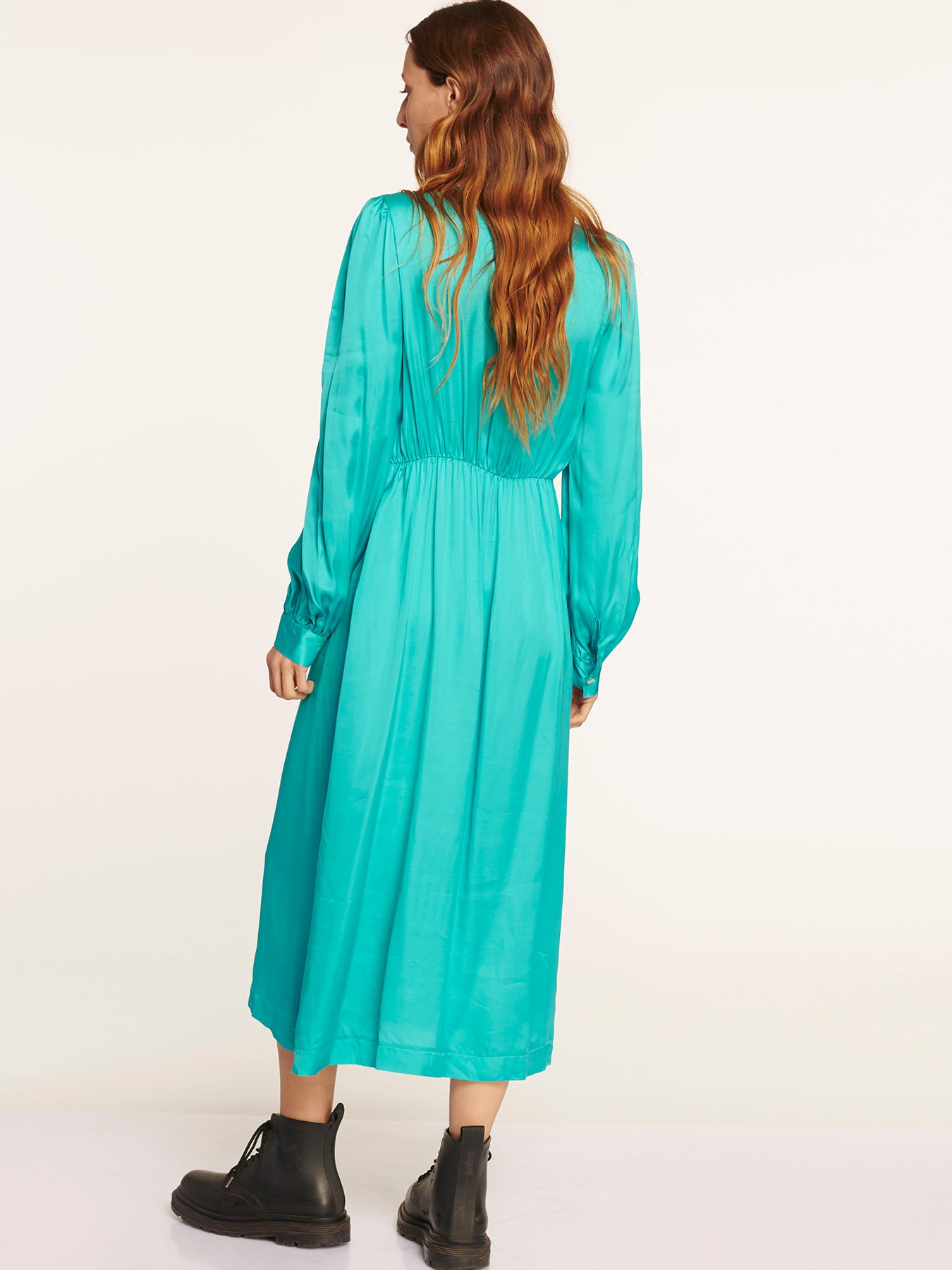 Vestido Lidia Turquesa Leidiró