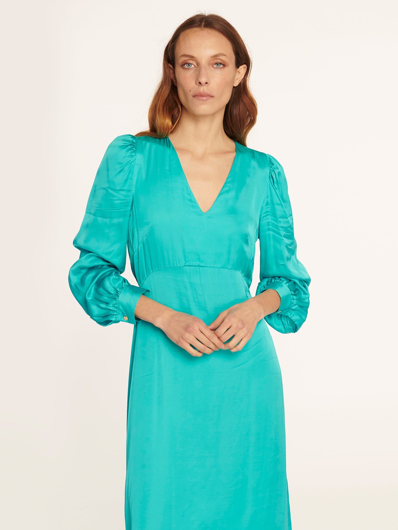 Vestido Lidia Turquesa Leidiró