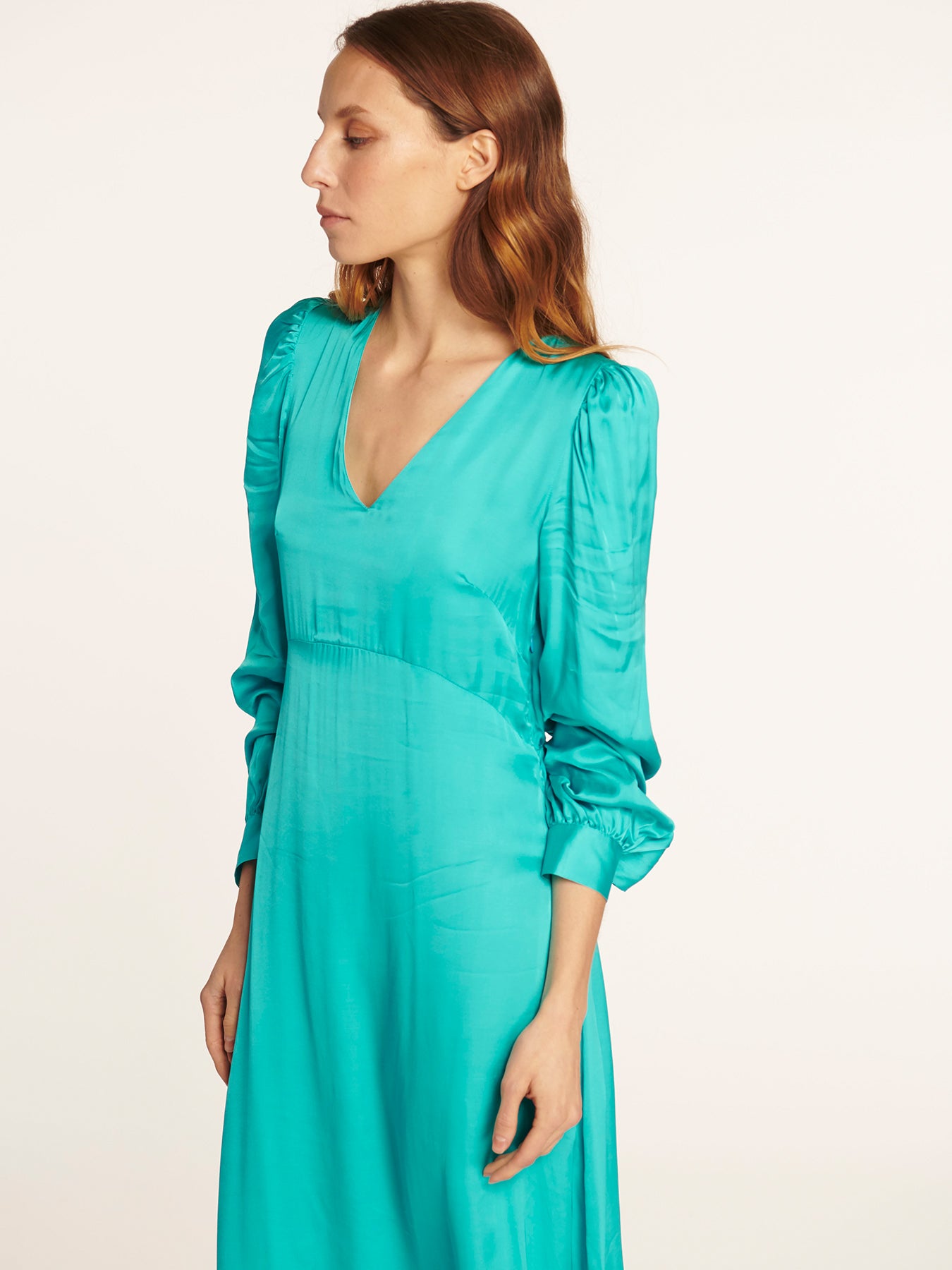 Vestido Lidia Turquesa Leidiró