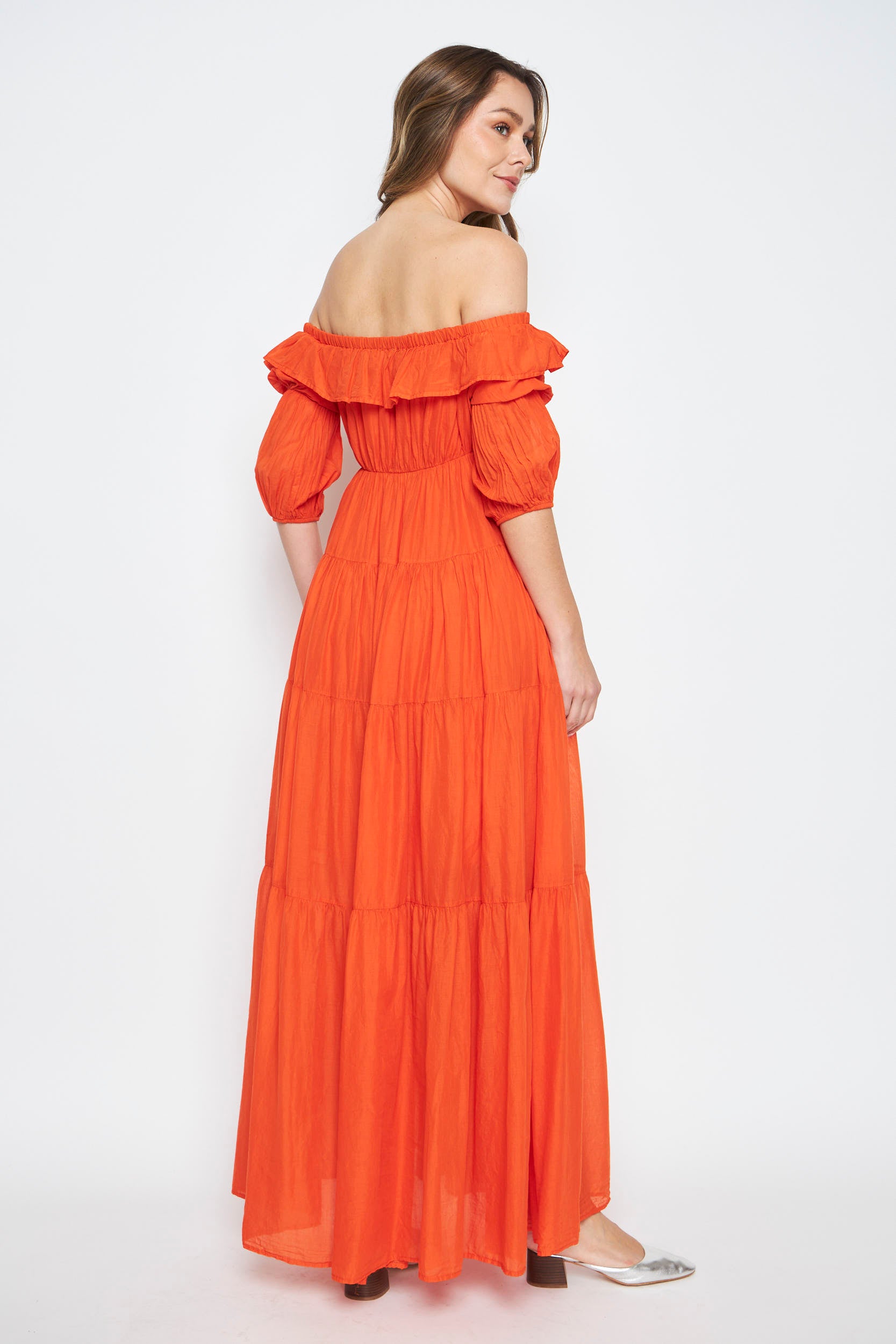 VESTIDO MIRA MANDARINA
