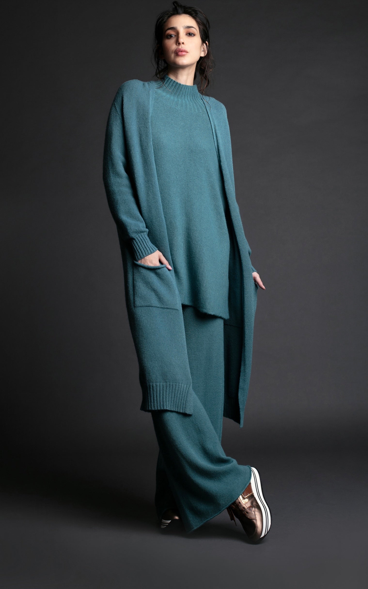 CARDIGAN OTTAVIA PETROLEO