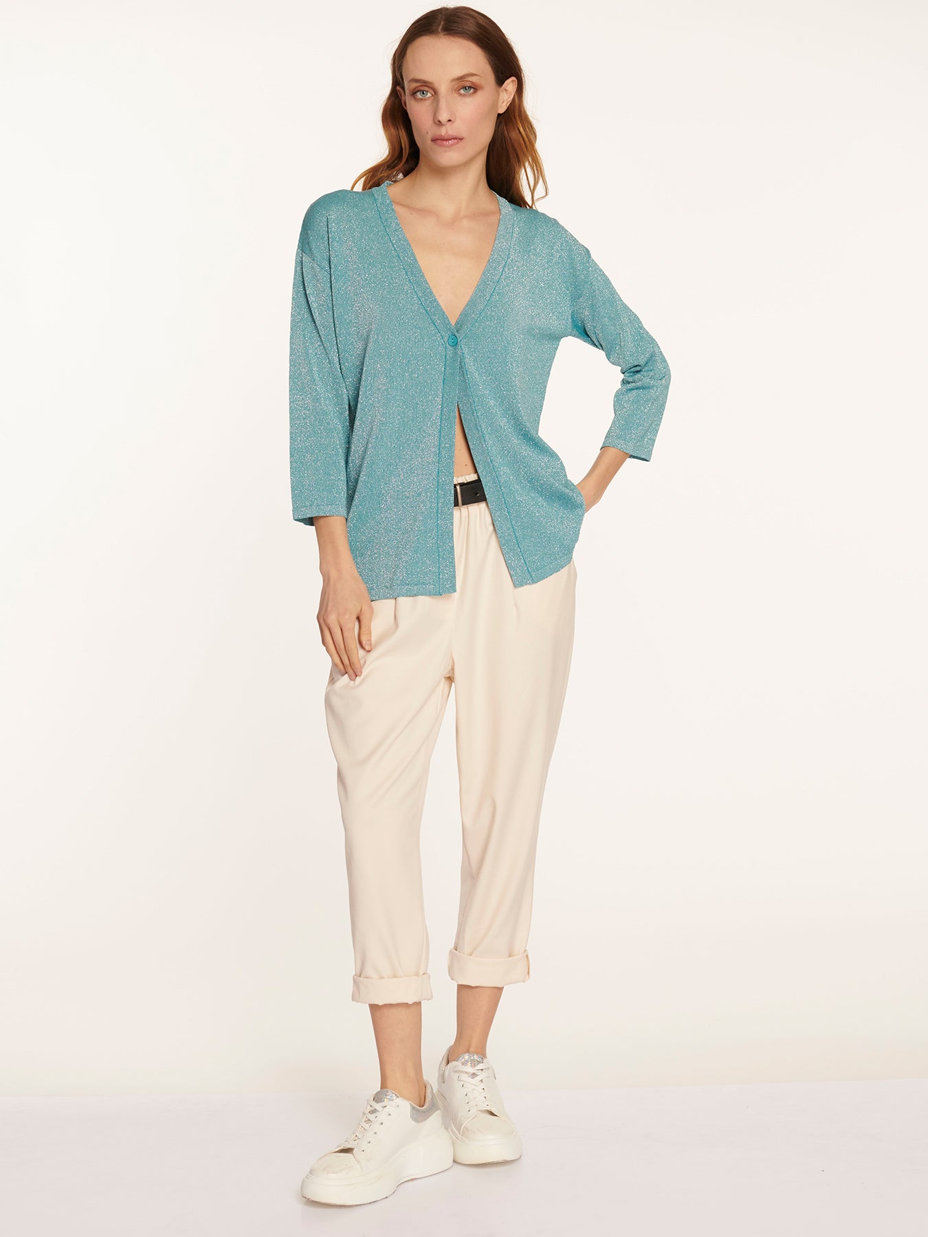 Sweater Nicoletta Verde Leidiró