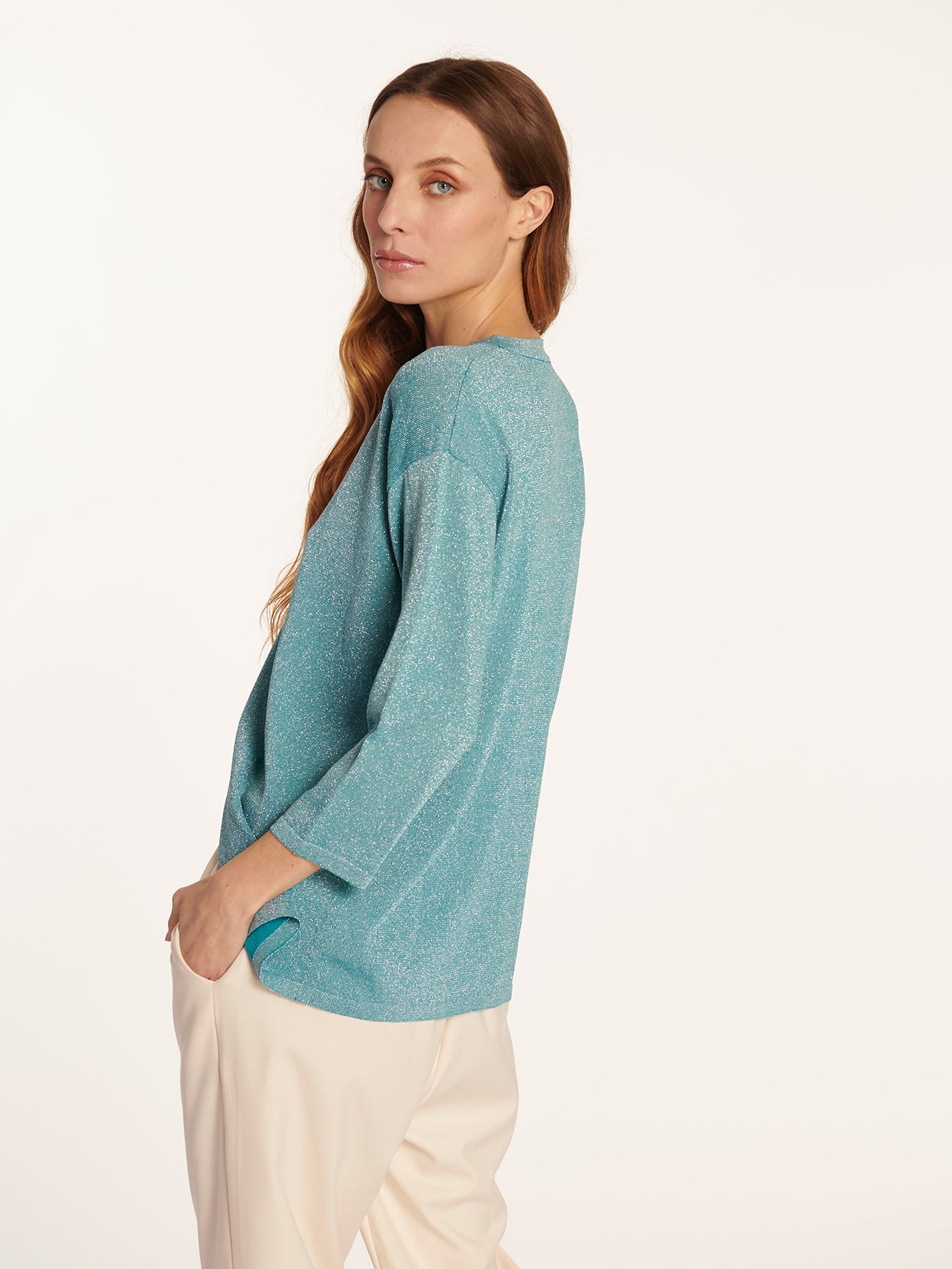 Sweater Nicoletta Verde Leidiró