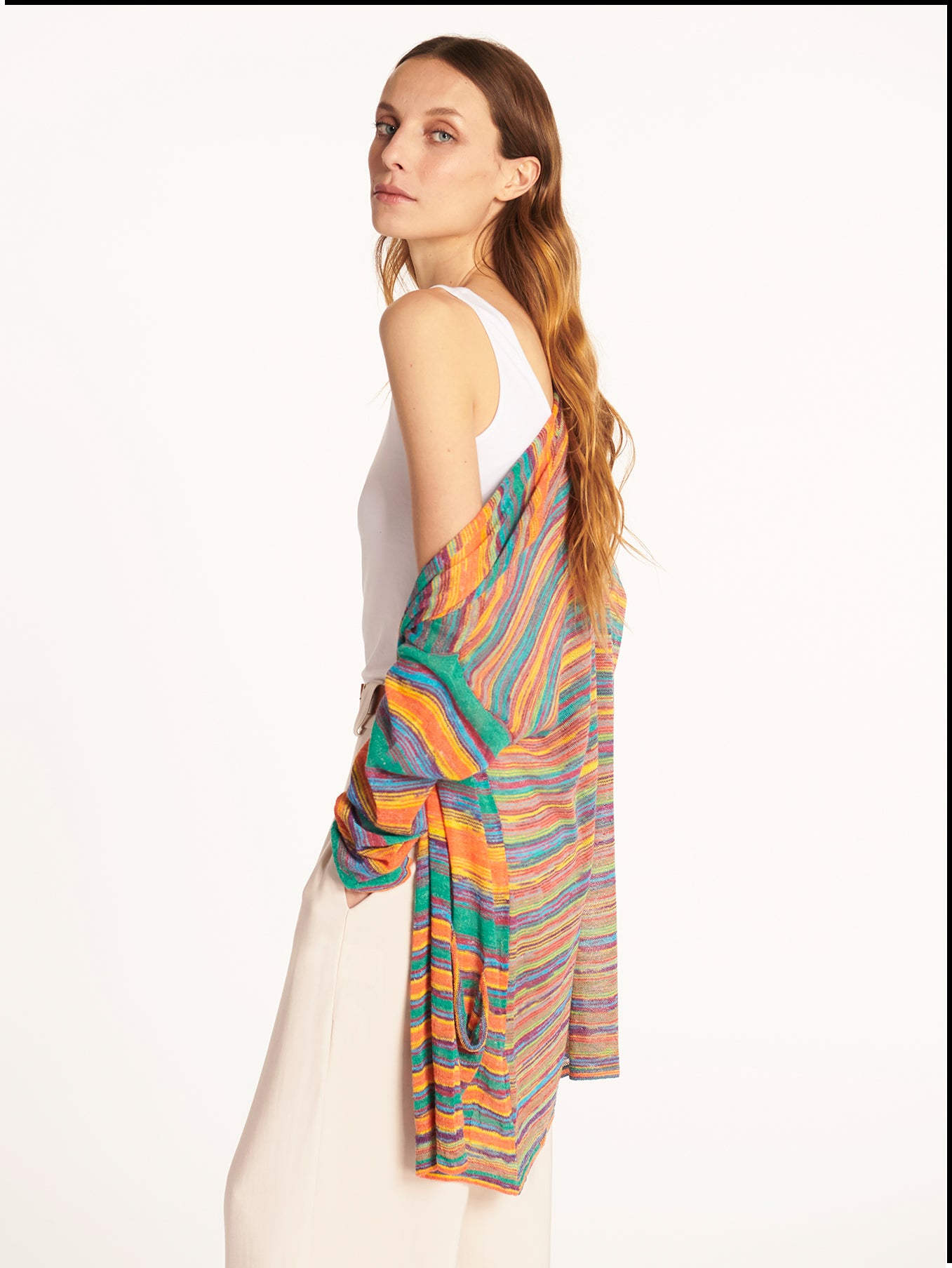 Sweater Allegra Multi Azul Leidiró