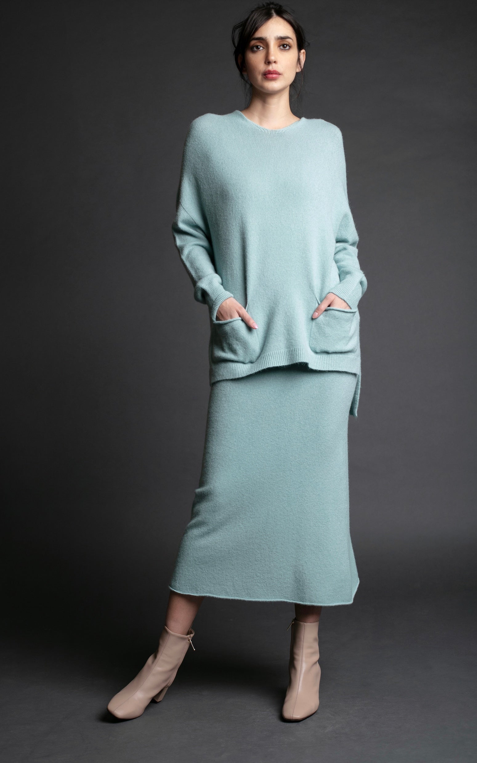 SWEATER ANTONELLA TURQUESA