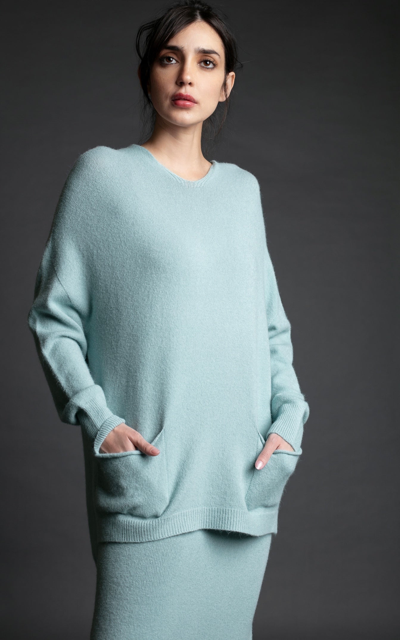 SWEATER ANTONELLA TURQUESA