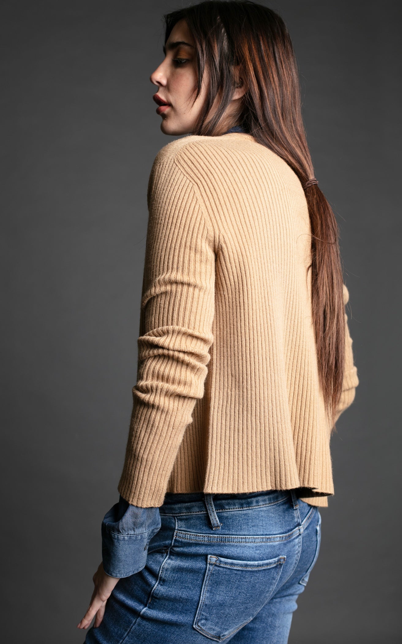 CARDIGAN SILVIA ALMENDRA