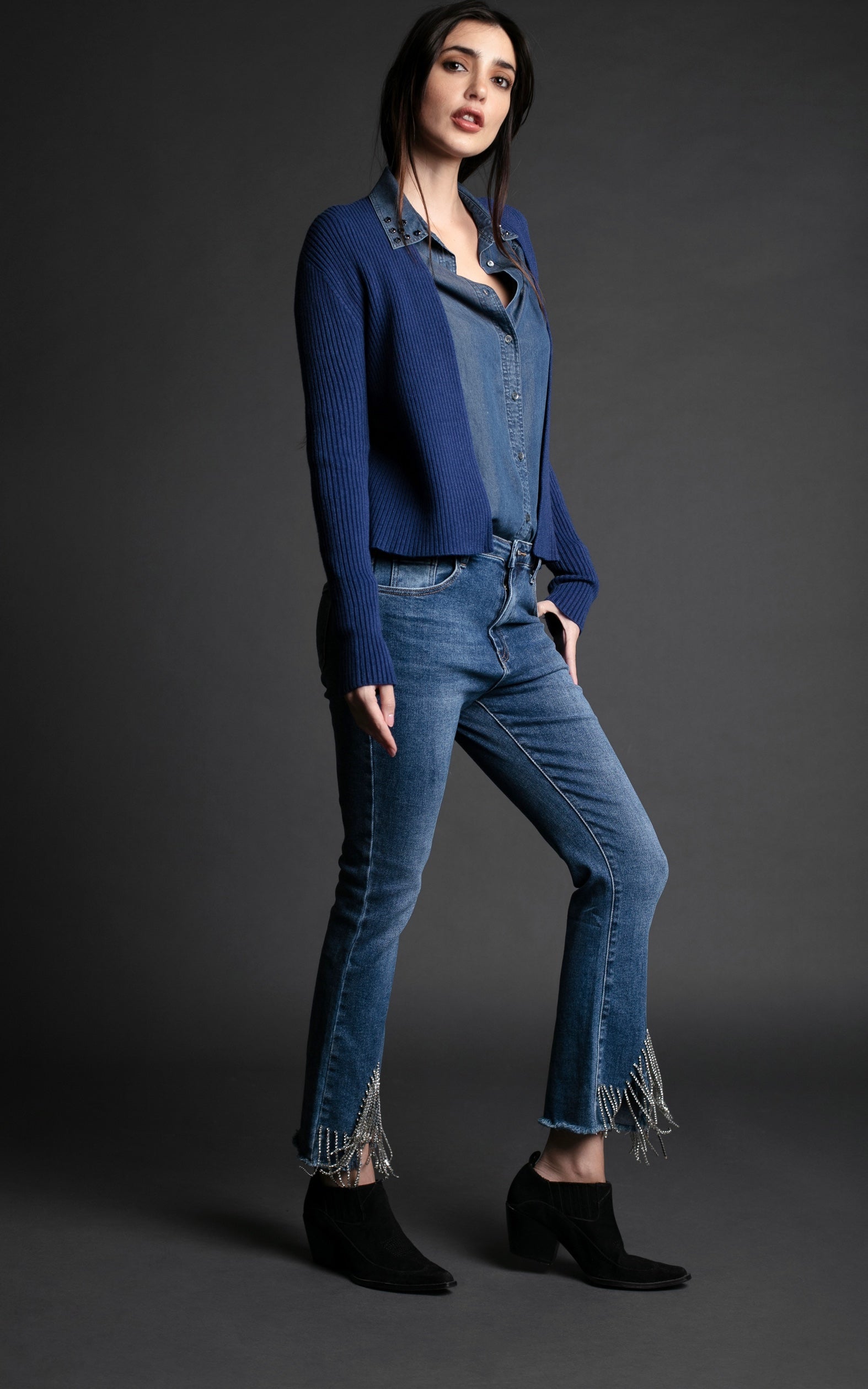 CARDIGAN SILVIA AZUL