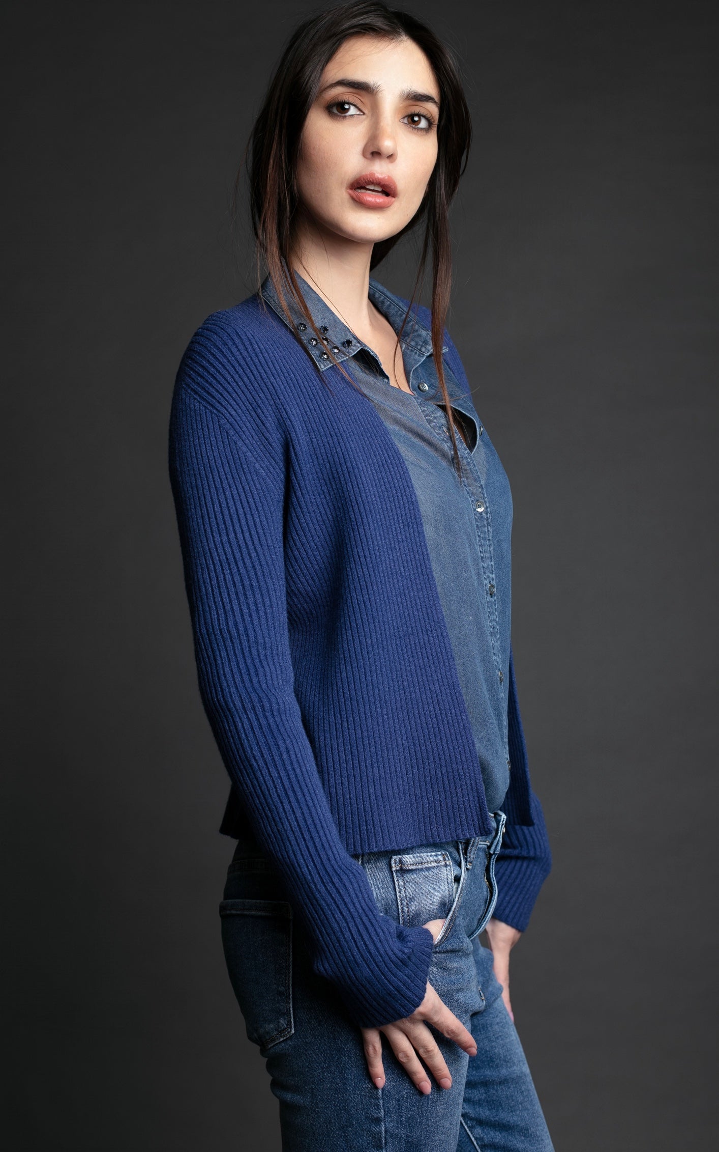 CARDIGAN SILVIA AZUL
