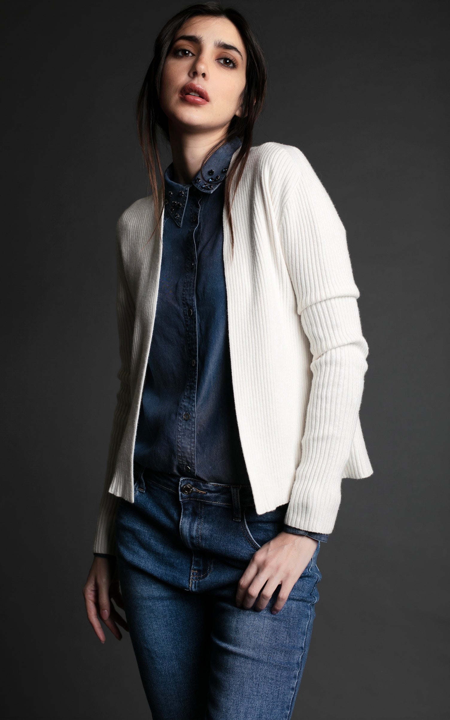 CARDIGAN SILVIA CRUDO