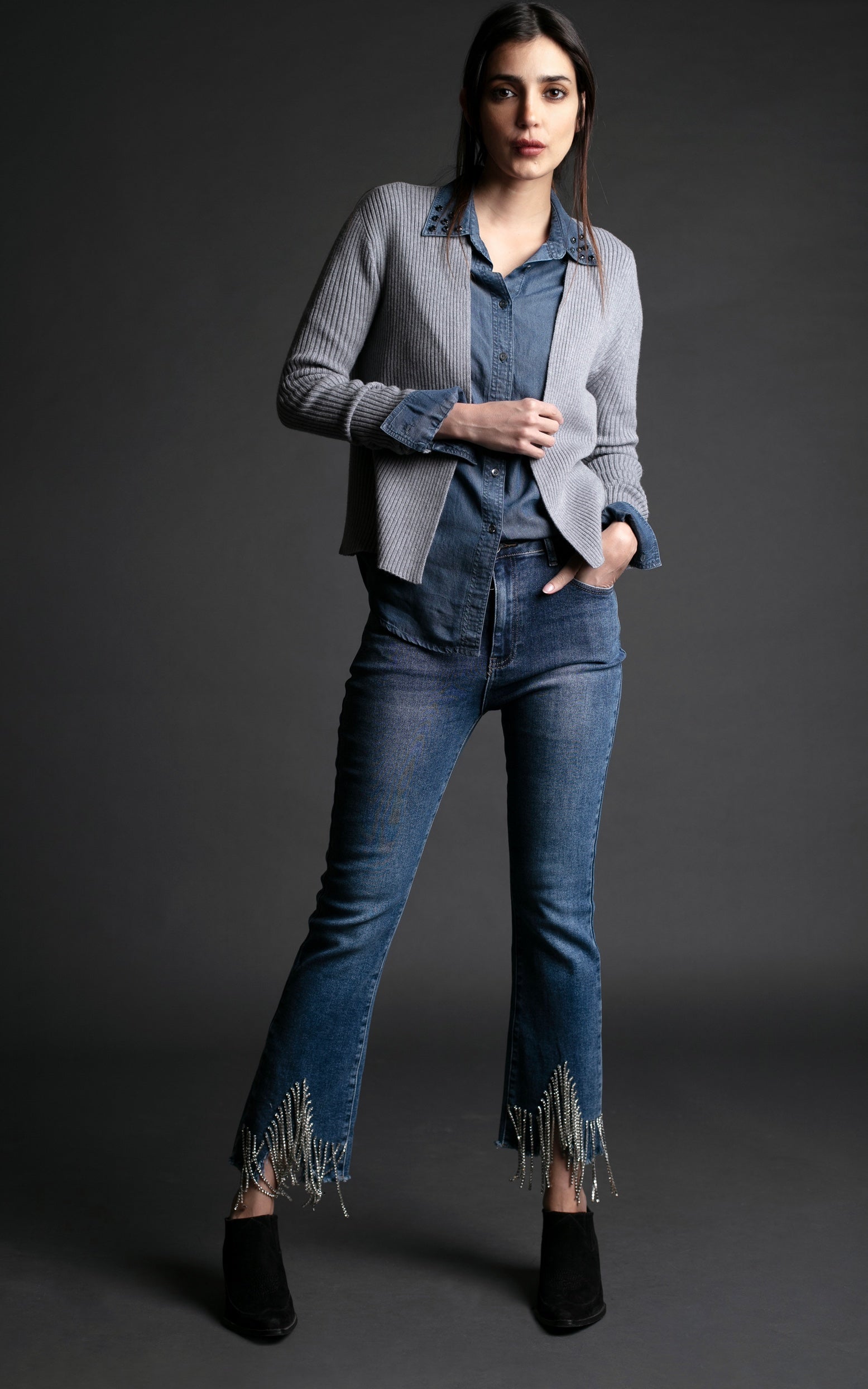 CARDIGAN SILVIA PERLA