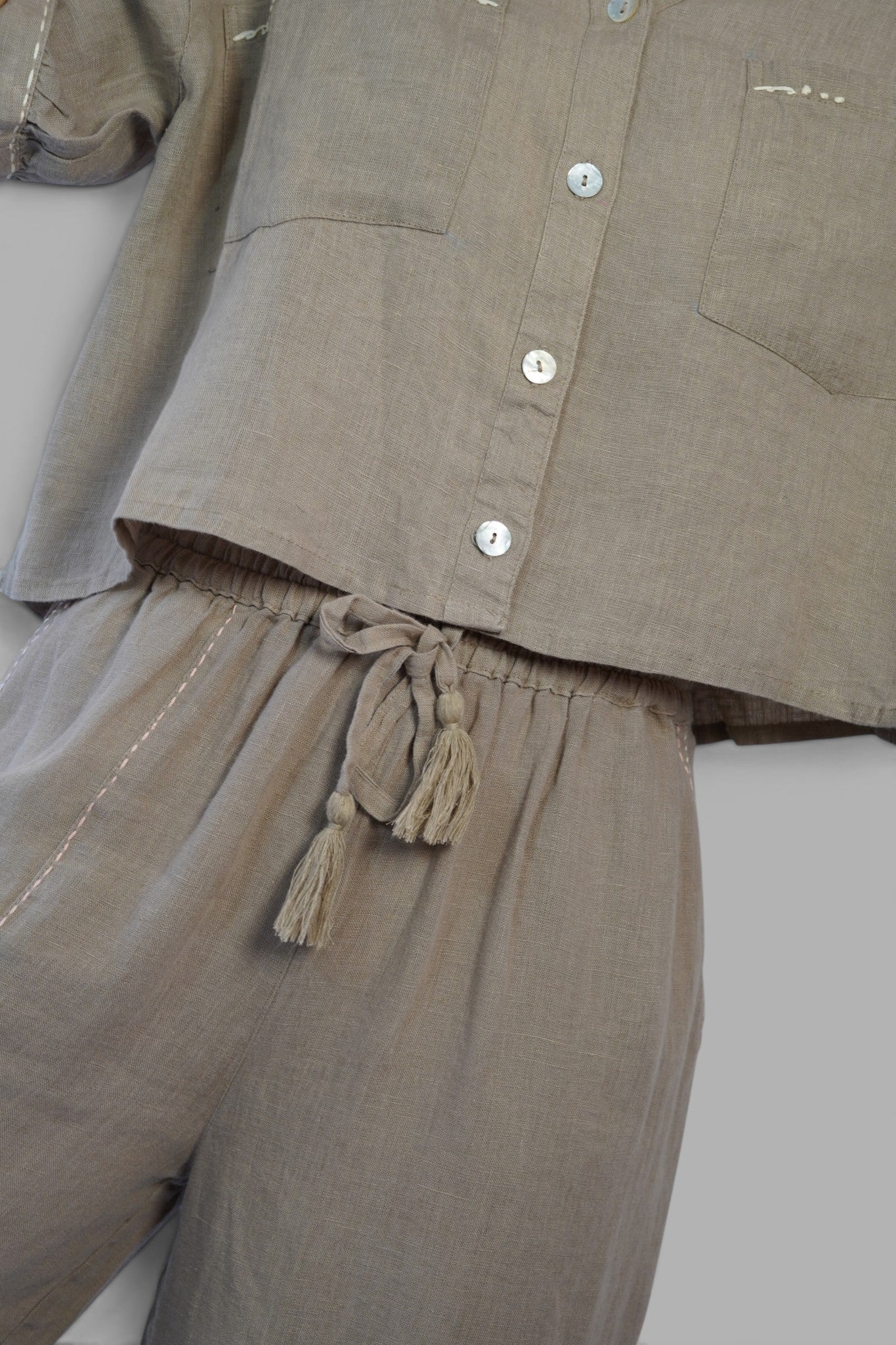 Pantalón Emilia Taupe Leidiró