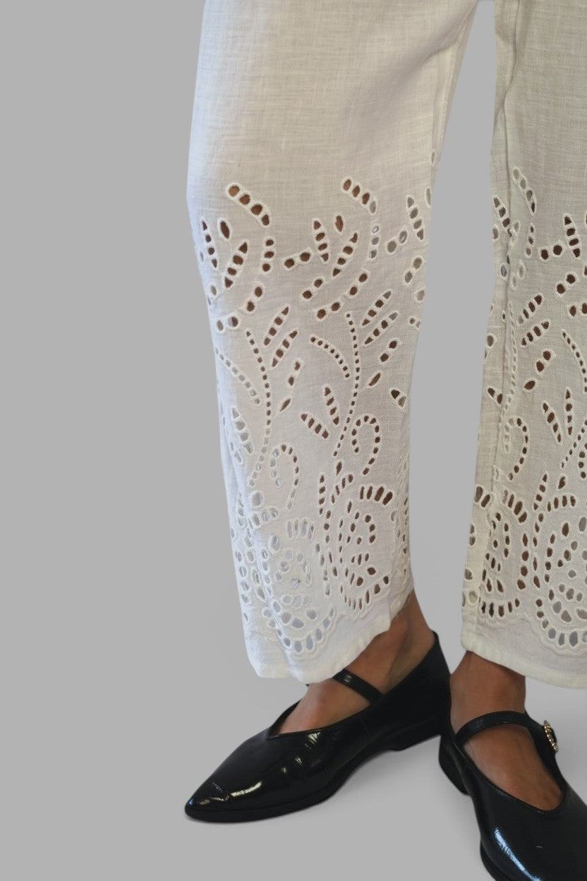 Pantalón Isabella Blanco Leidiró