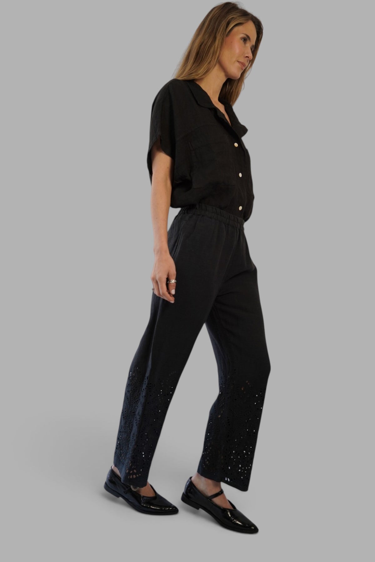 Pantalón Isabella Negro Leidiró