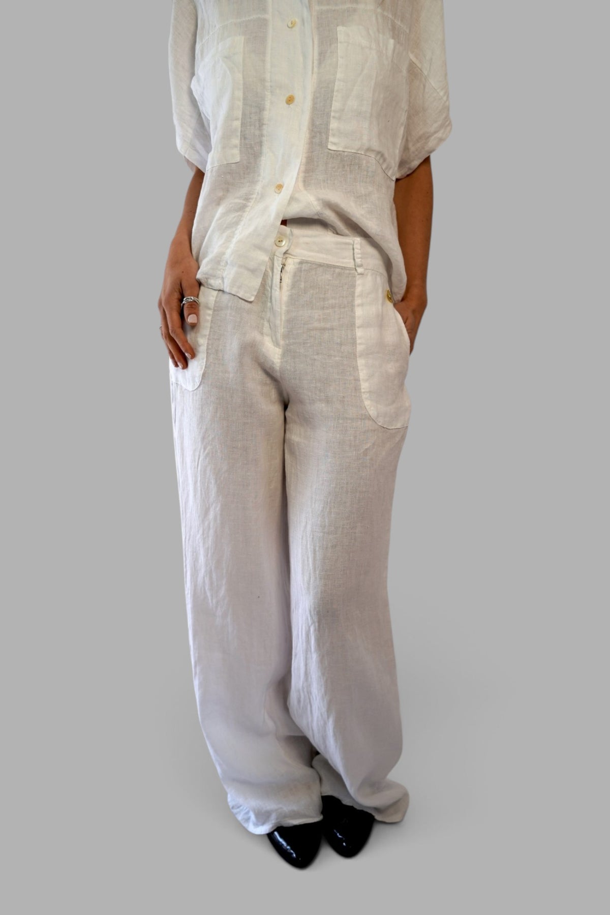 Pantalón Camilla Blanco Leidiró