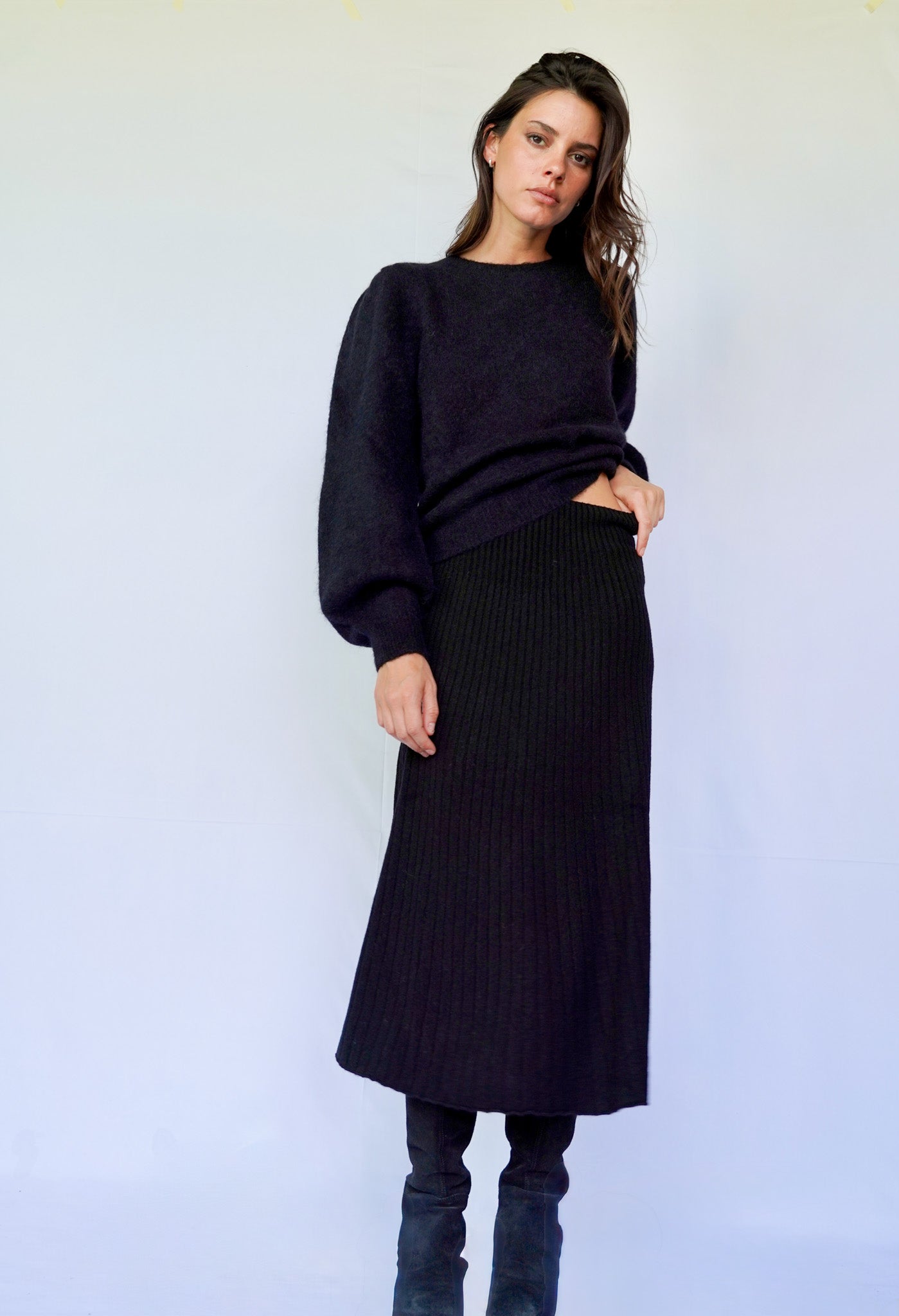 Falda Eleonora Negro