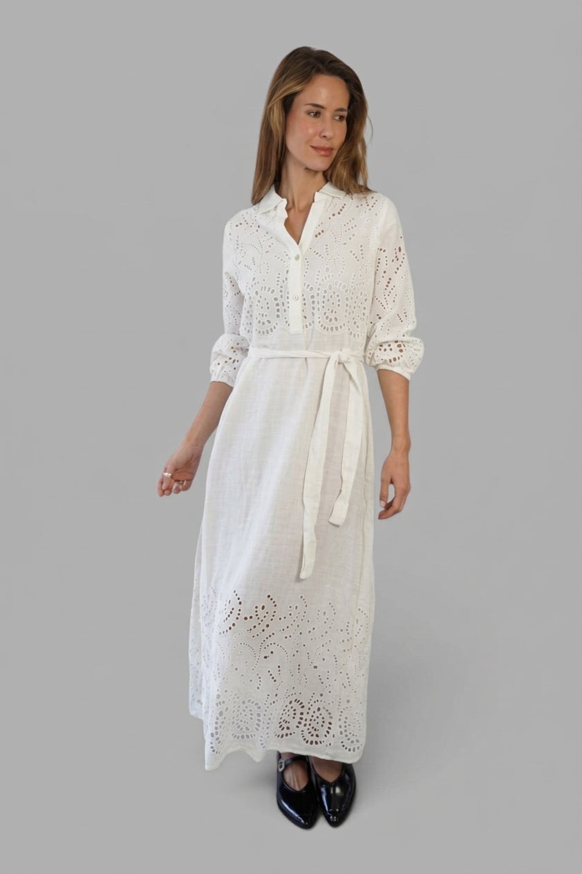 Vestido Nicoletta Blanco Leidiró