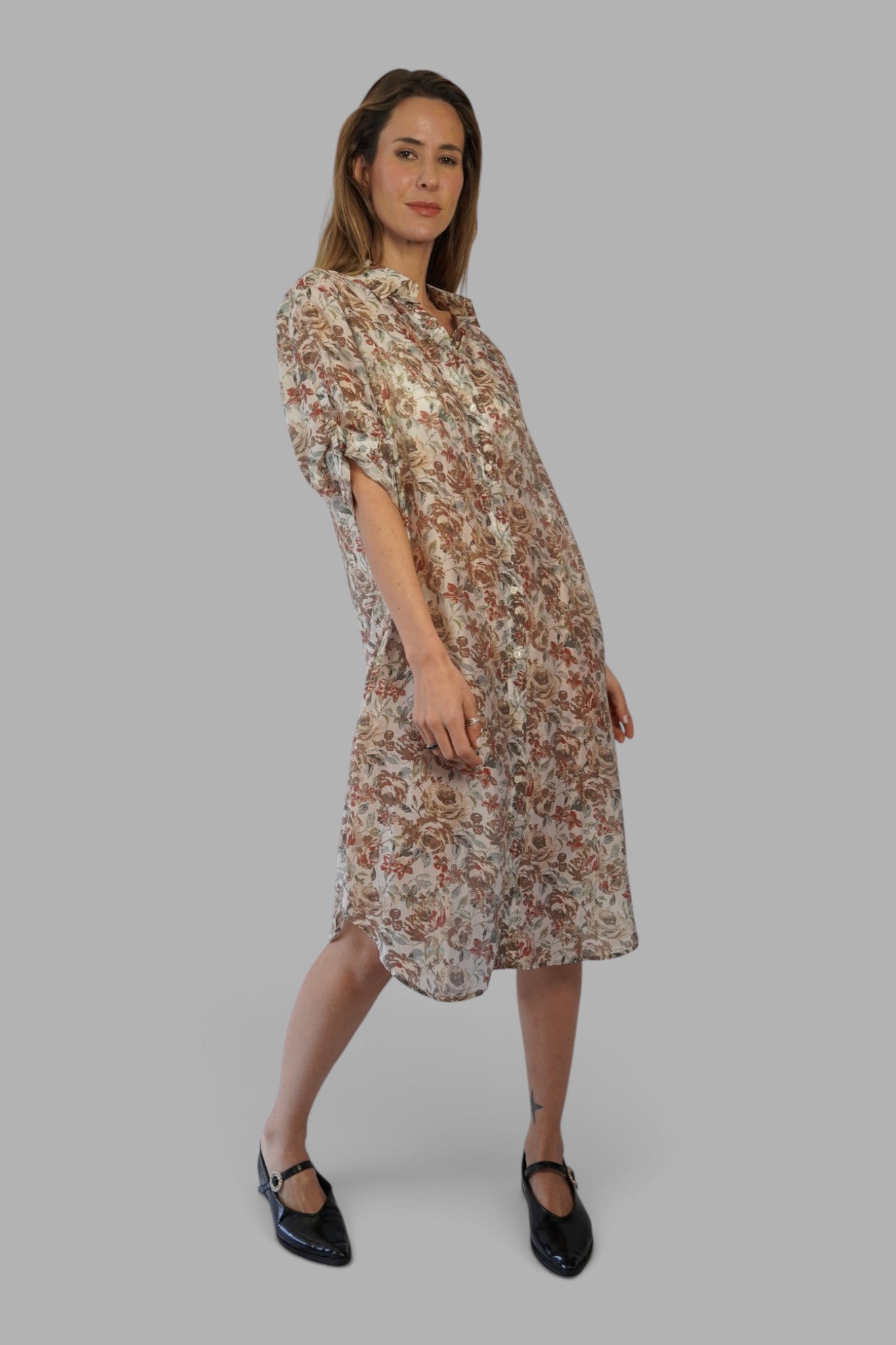 Vestido Serena Café Leidiró