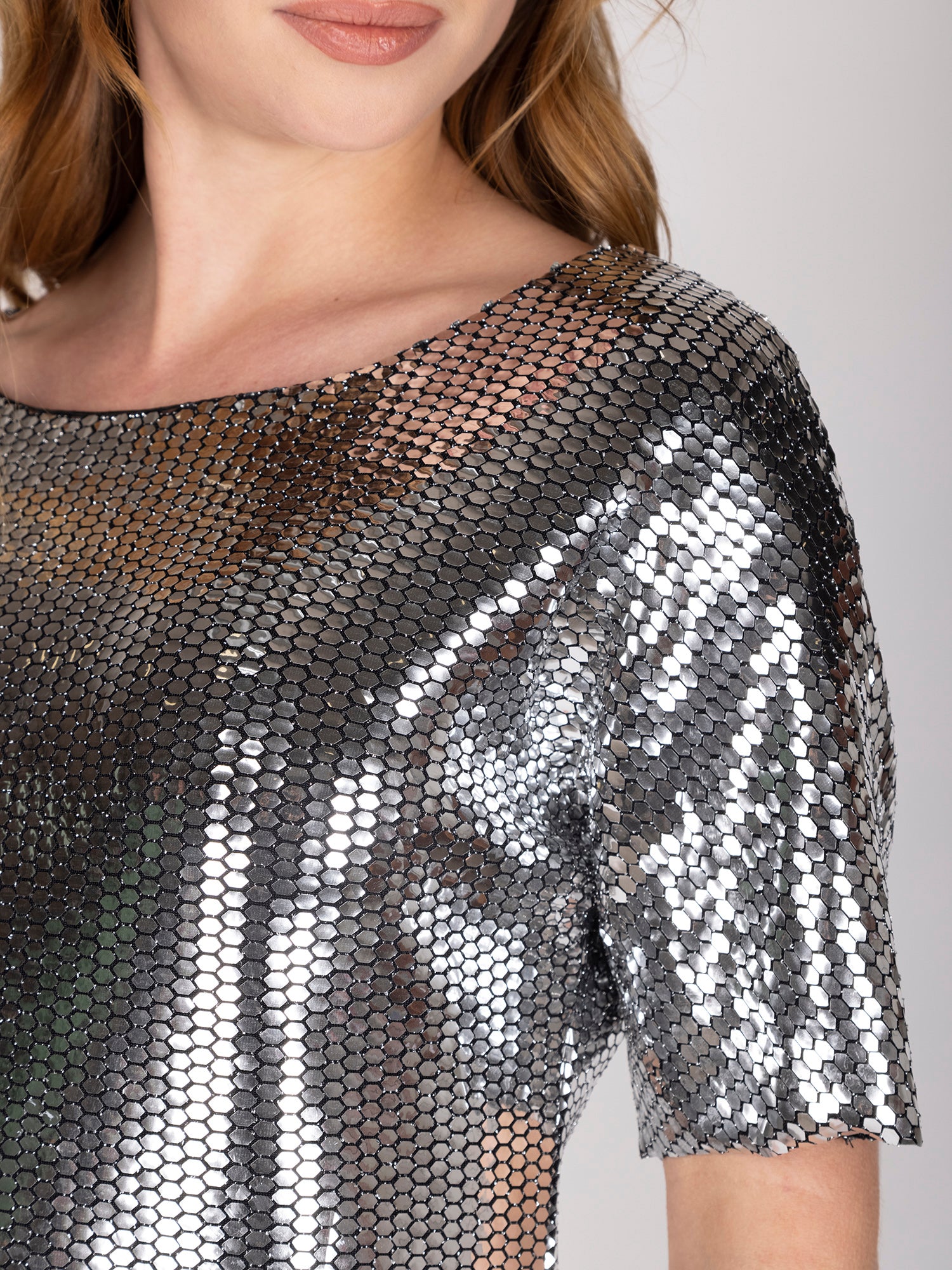 Vestido Plata Leidiro