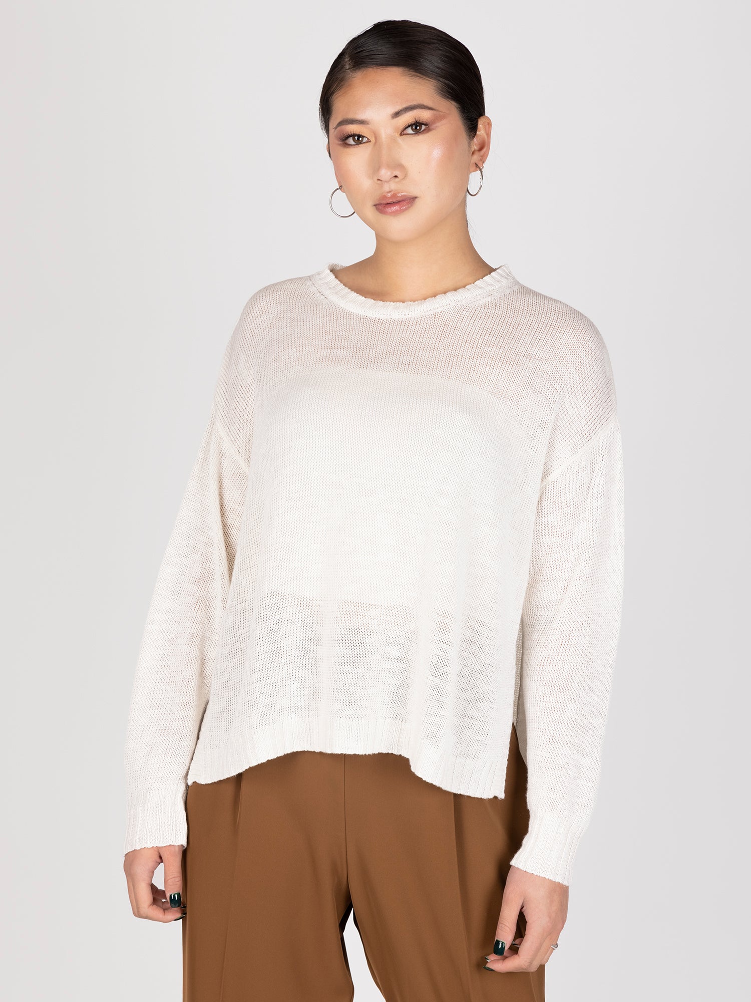 Sweater Lino Marfil Leidiro