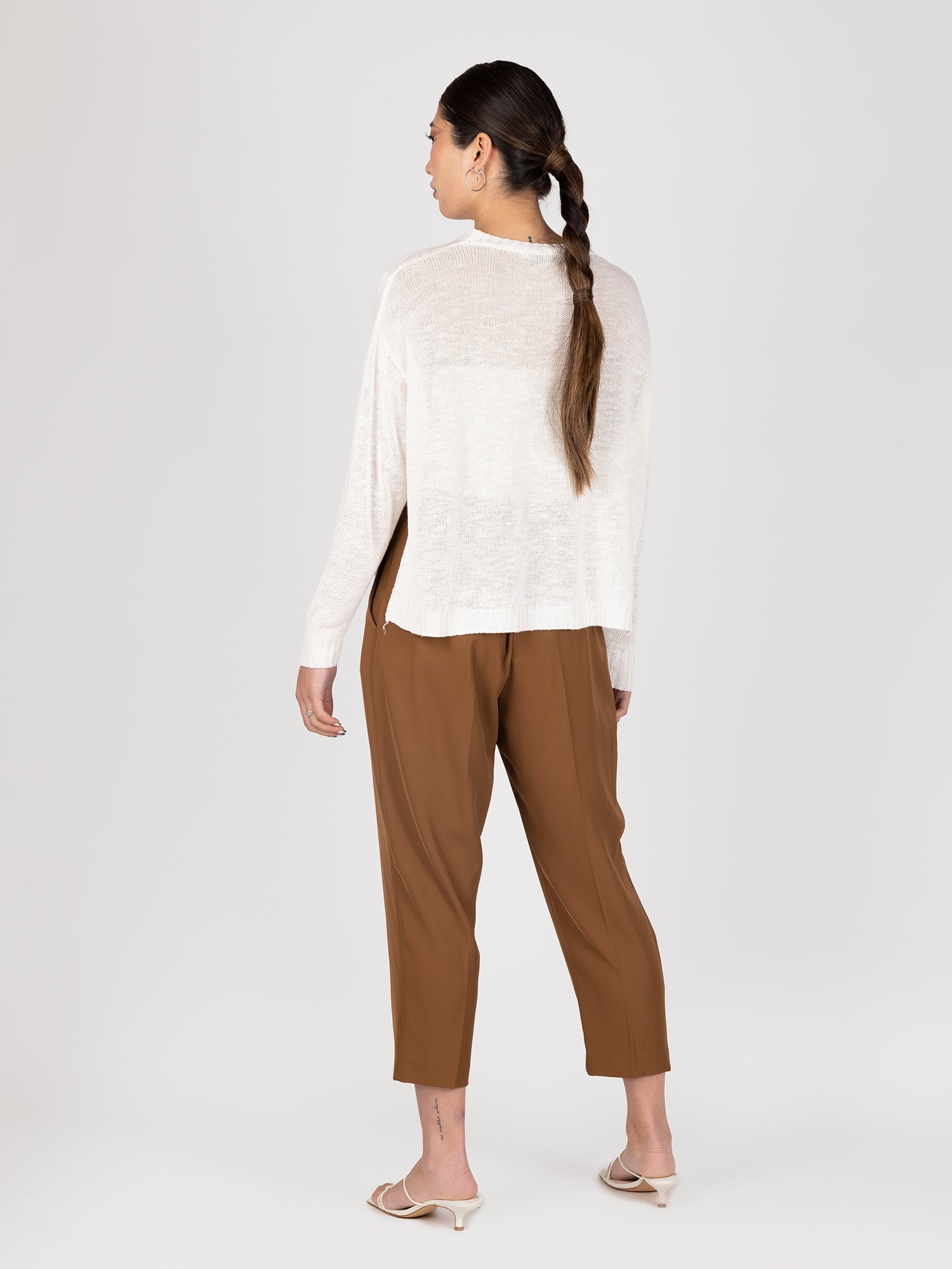 Sweater Lino Marfil Leidiro