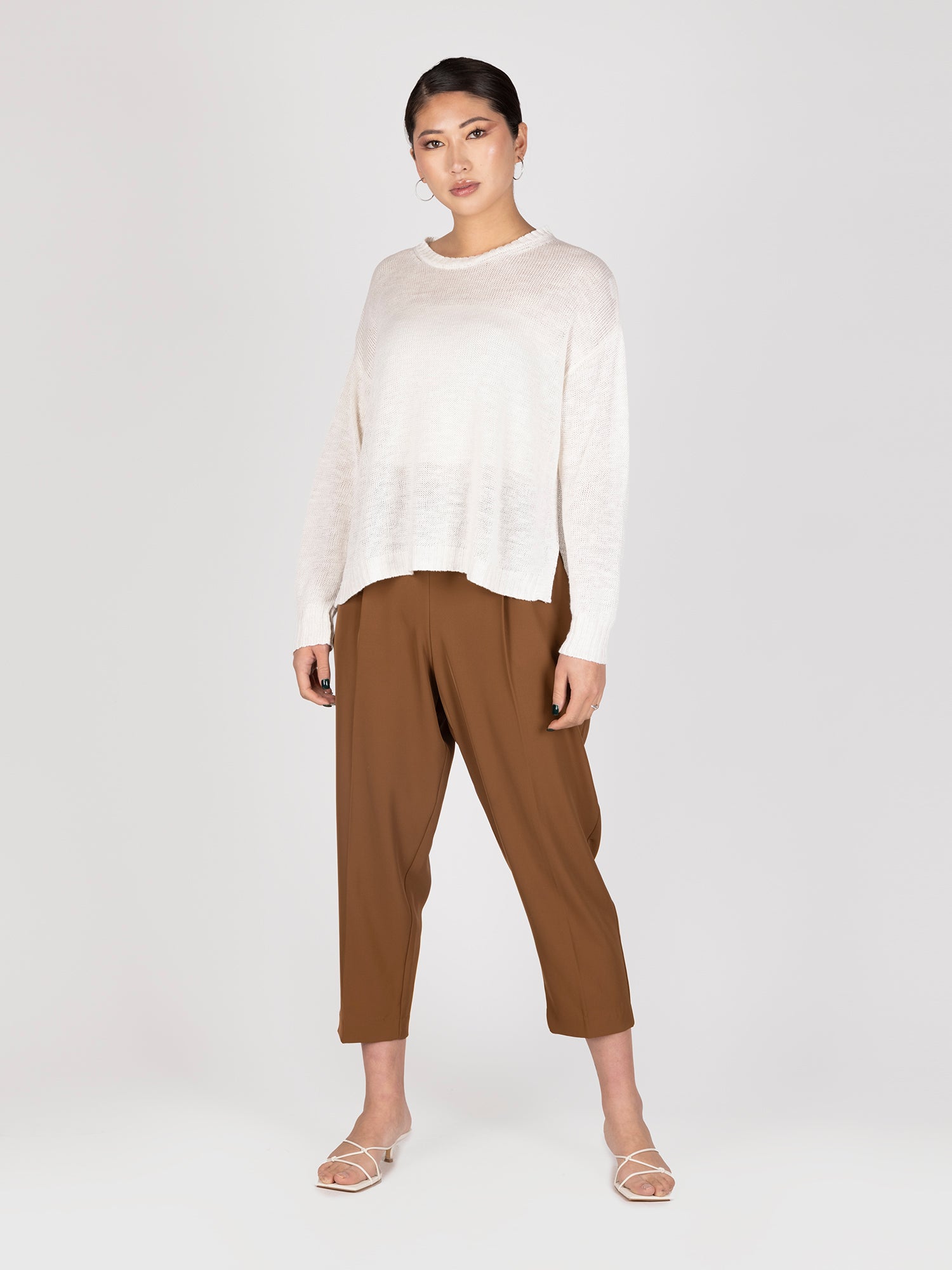 Sweater Lino Marfil Leidiro