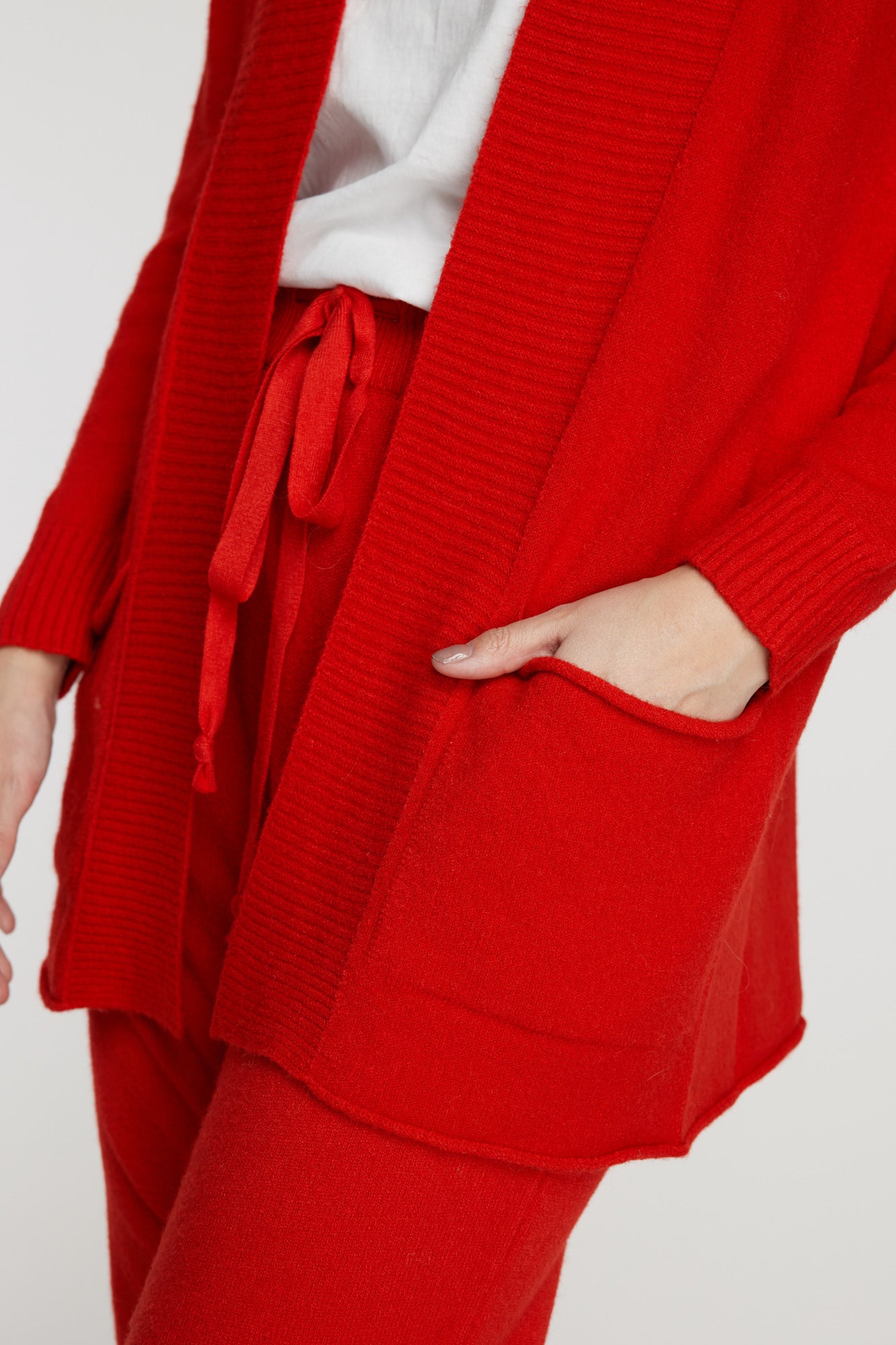 CARDIGAN ROSSO LEIDIRÓ