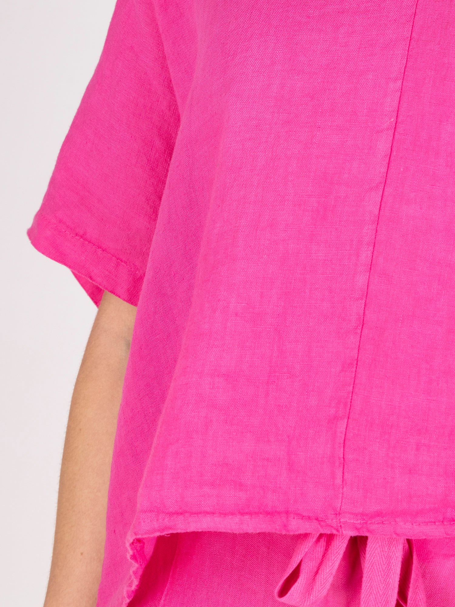 Polera Lino Fucsia Leidiro