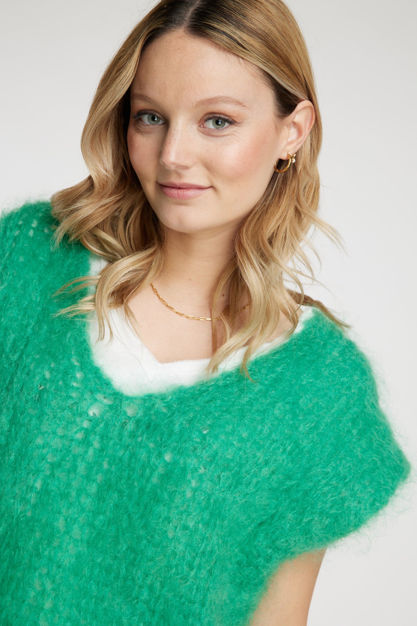 GILLET VERDE ACQUA LEIDIRÓ