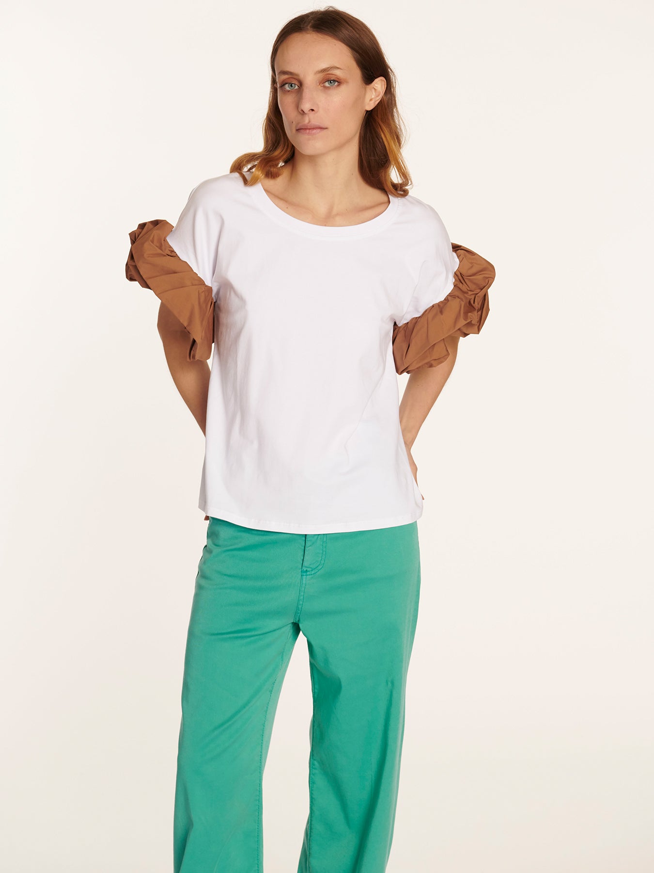 Polera Chechilia Camel Leidiró