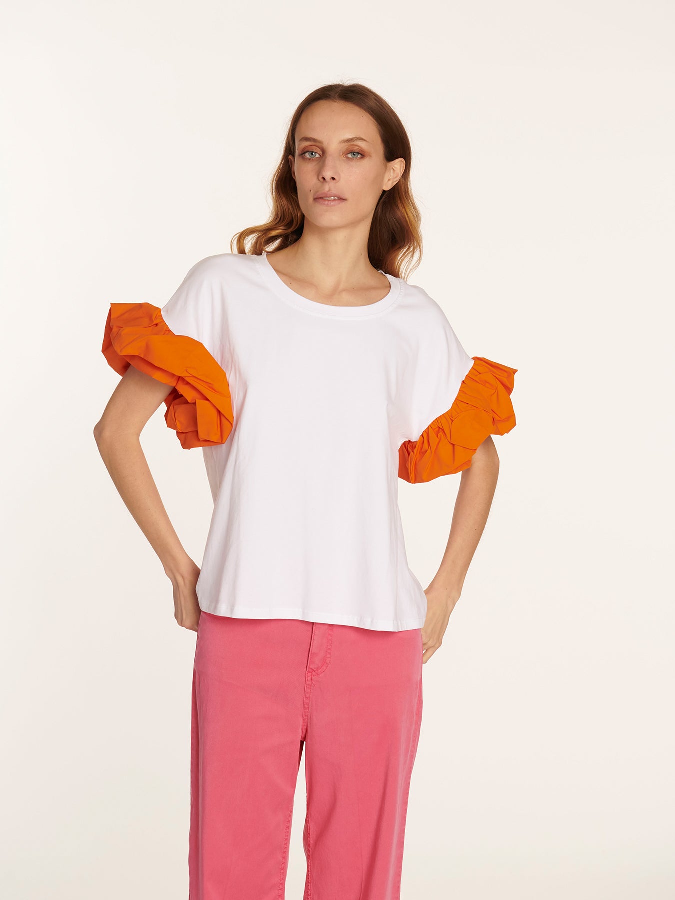 Polera Chechilia Naranjo Leidiró