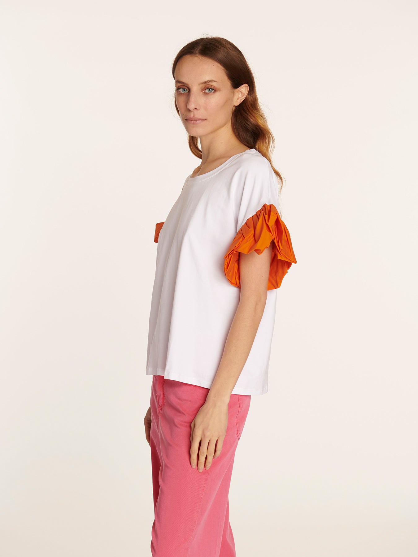 Polera Chechilia Naranjo Leidiró