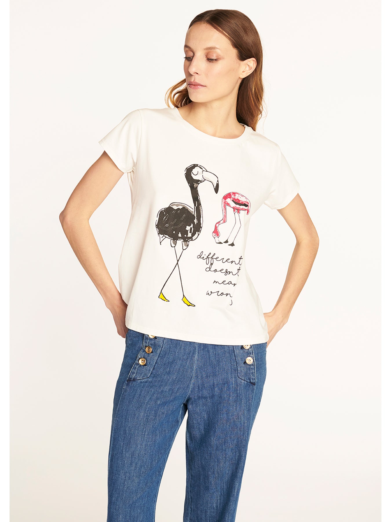 Polera Greta Blanco Leidiró