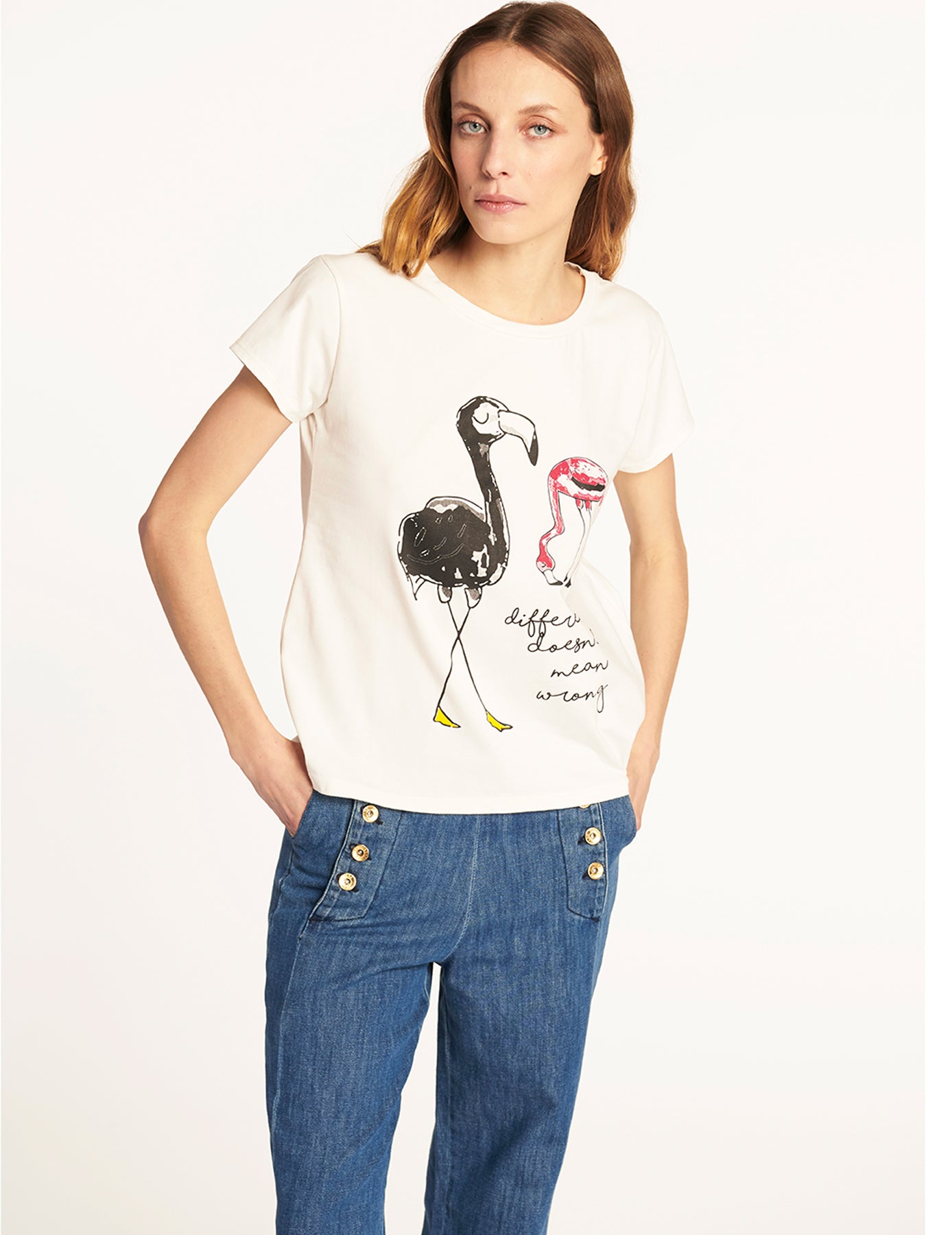 Polera Greta Blanco Leidiró