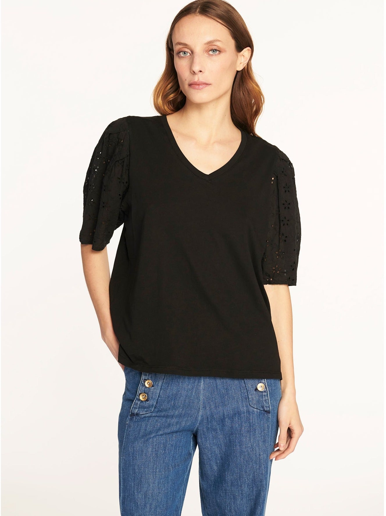 Polera Francesca Negro Leidiró