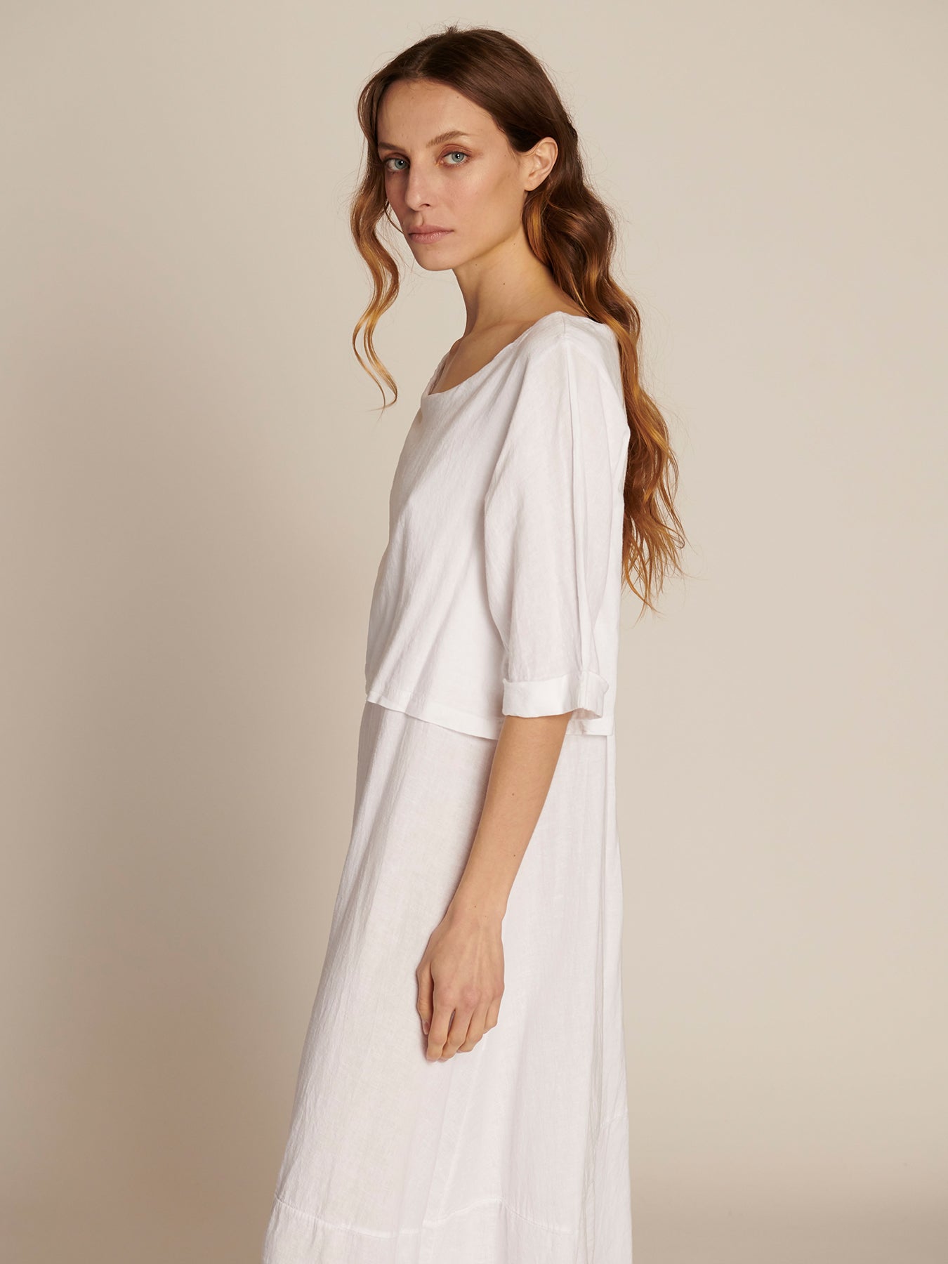 Vestido Lucrezia Blanco Leidiró