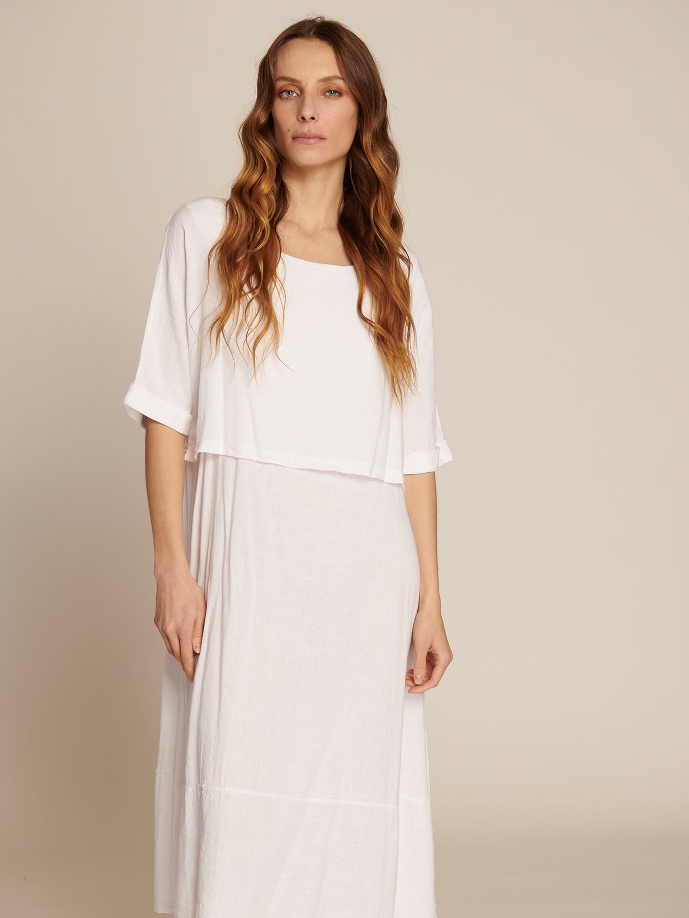 Vestido Lucrezia Blanco Leidiró