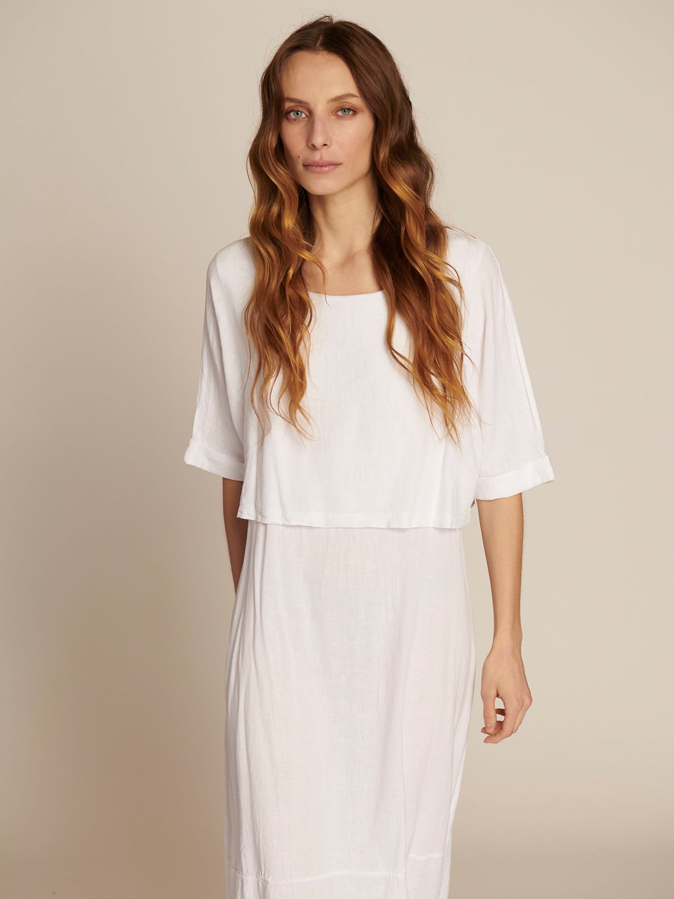 Vestido Lucrezia Blanco Leidiró