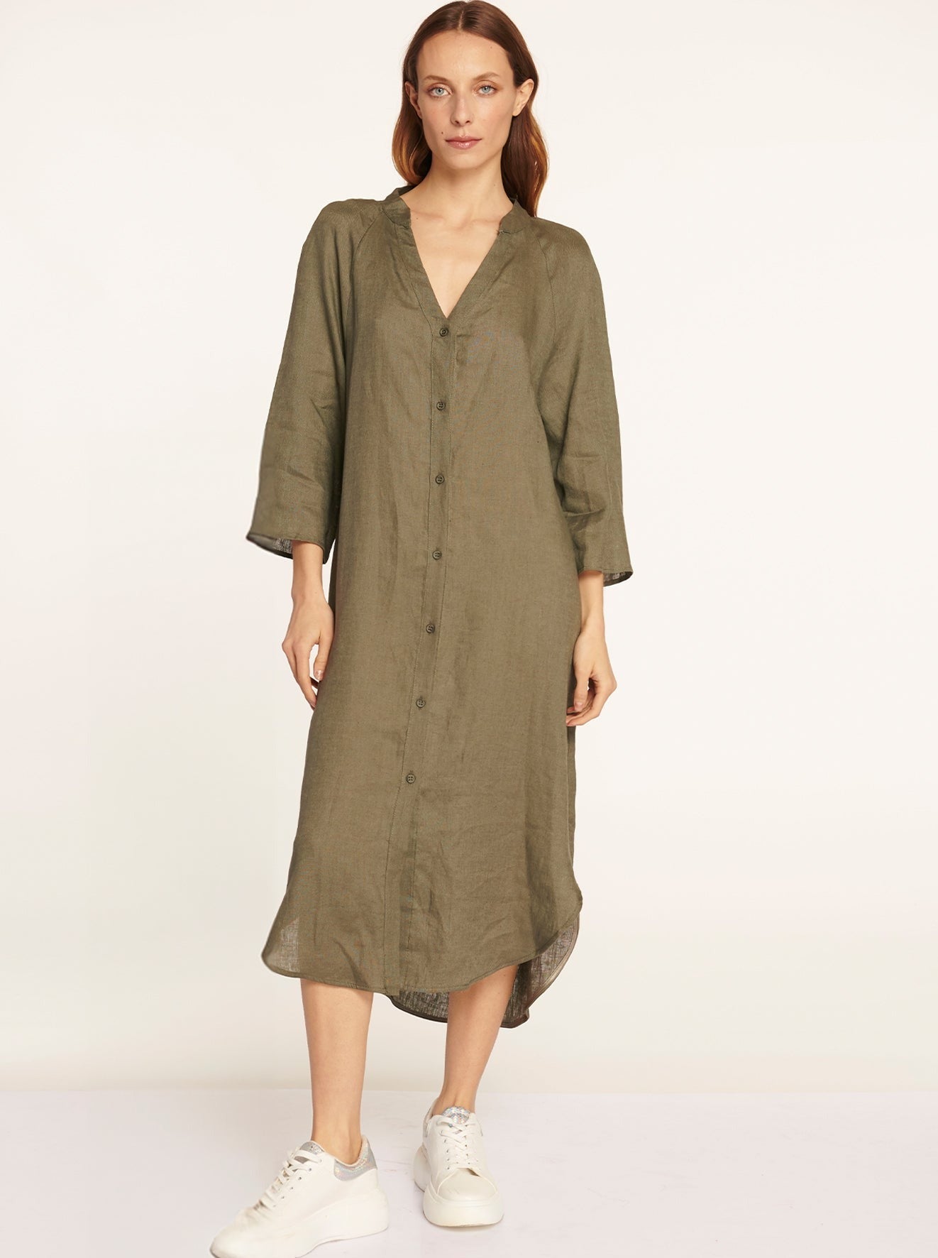 Vestido Francesca Militar Leidiró