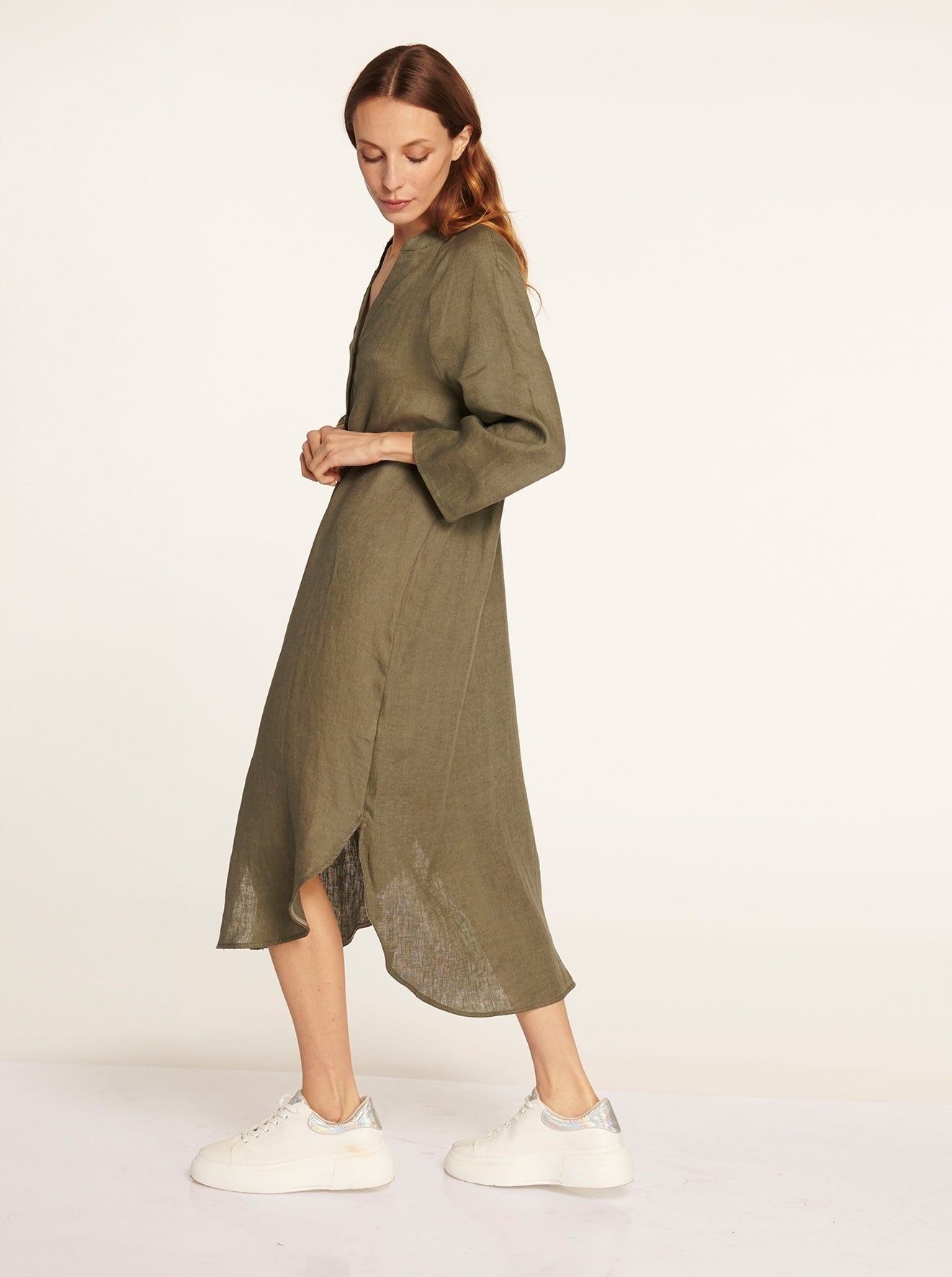 Vestido Francesca Militar Leidiró