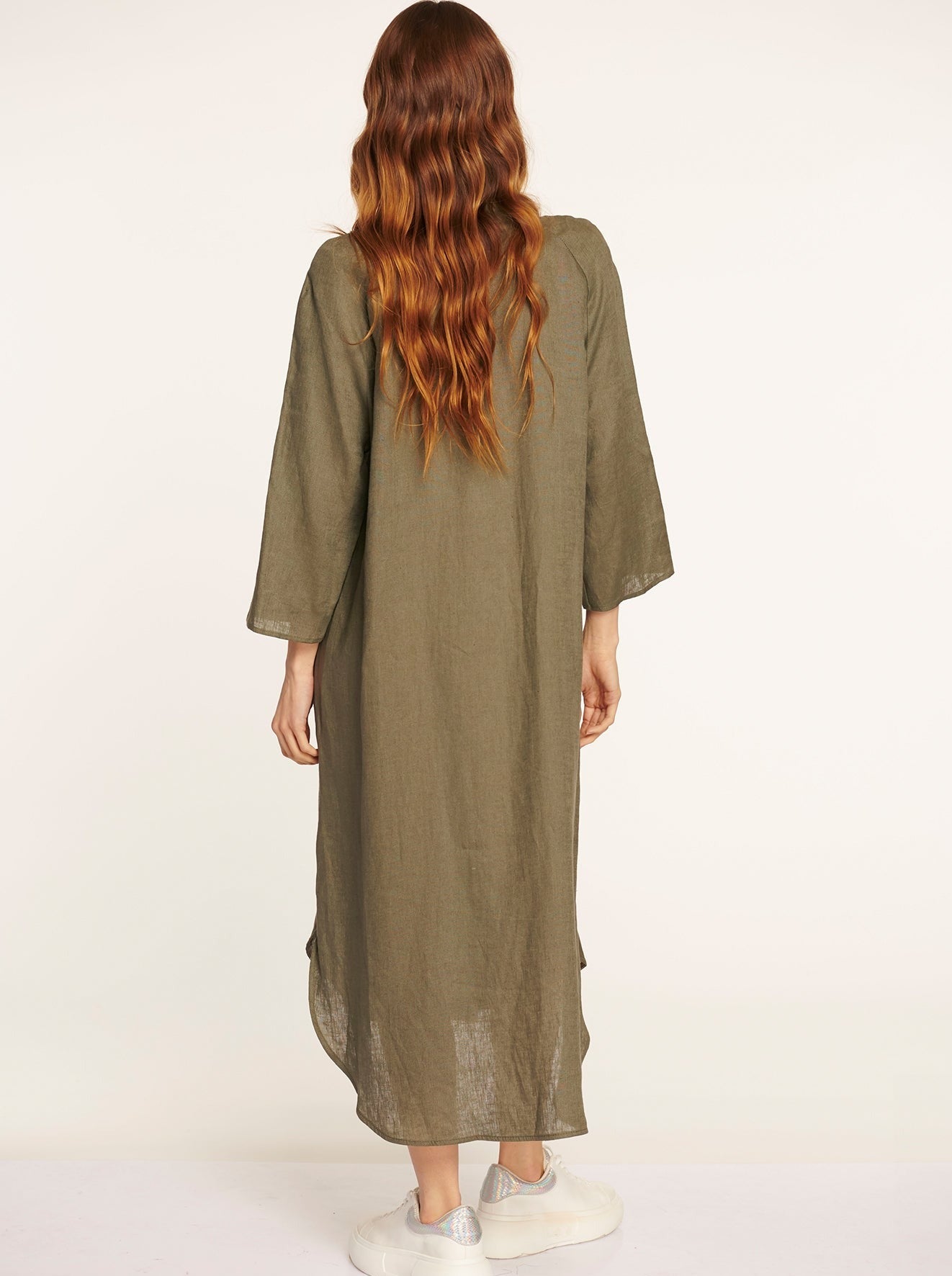 Vestido Francesca Militar Leidiró