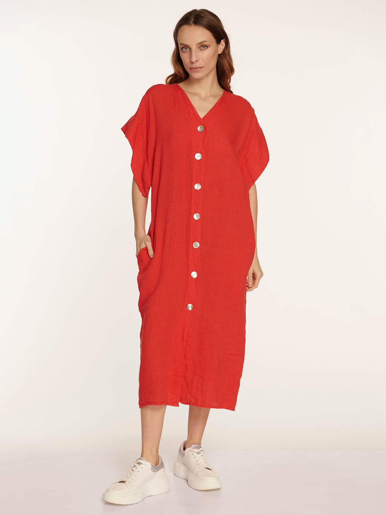 Vestido Allegra Rojo Leidiró