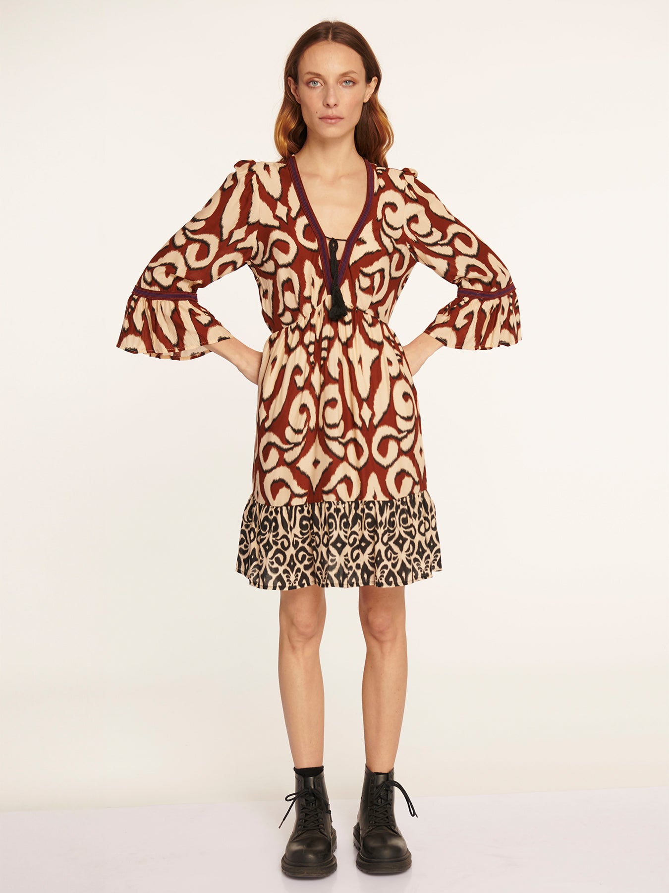 Vestido Arianna Cognac Leidiró