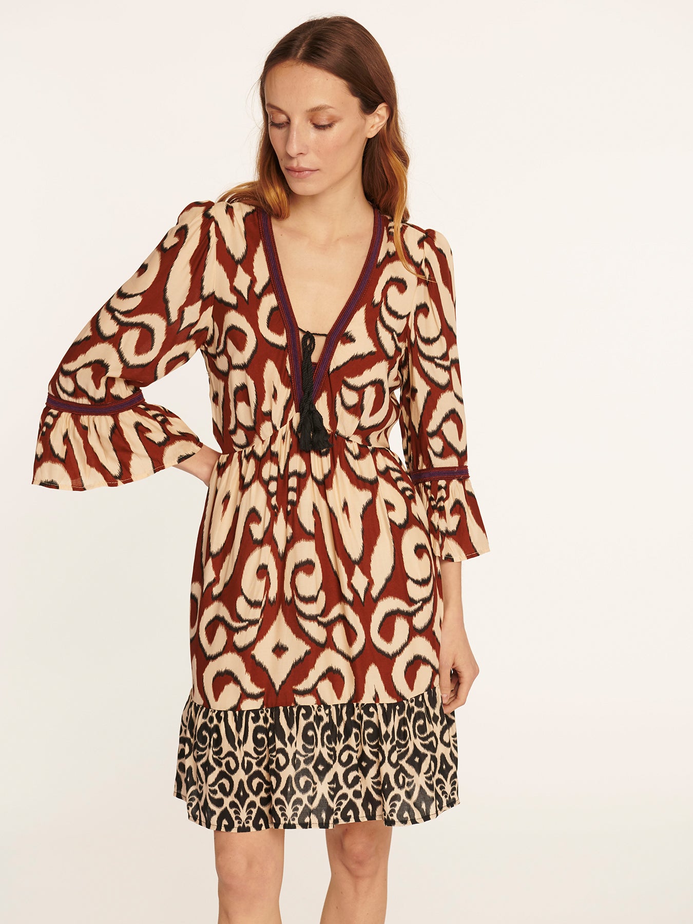 Vestido Arianna Cognac Leidiró