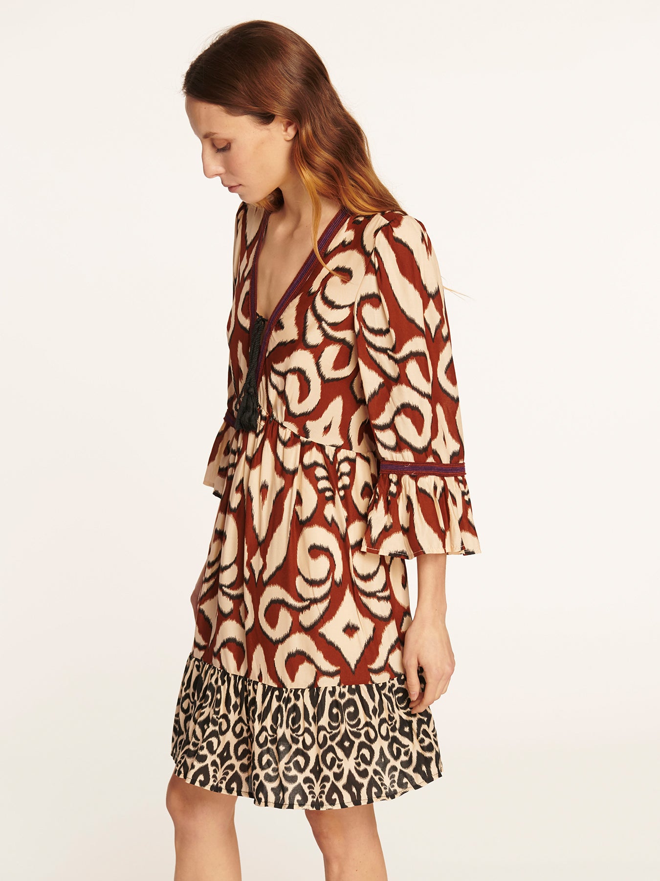 Vestido Arianna Cognac Leidiró