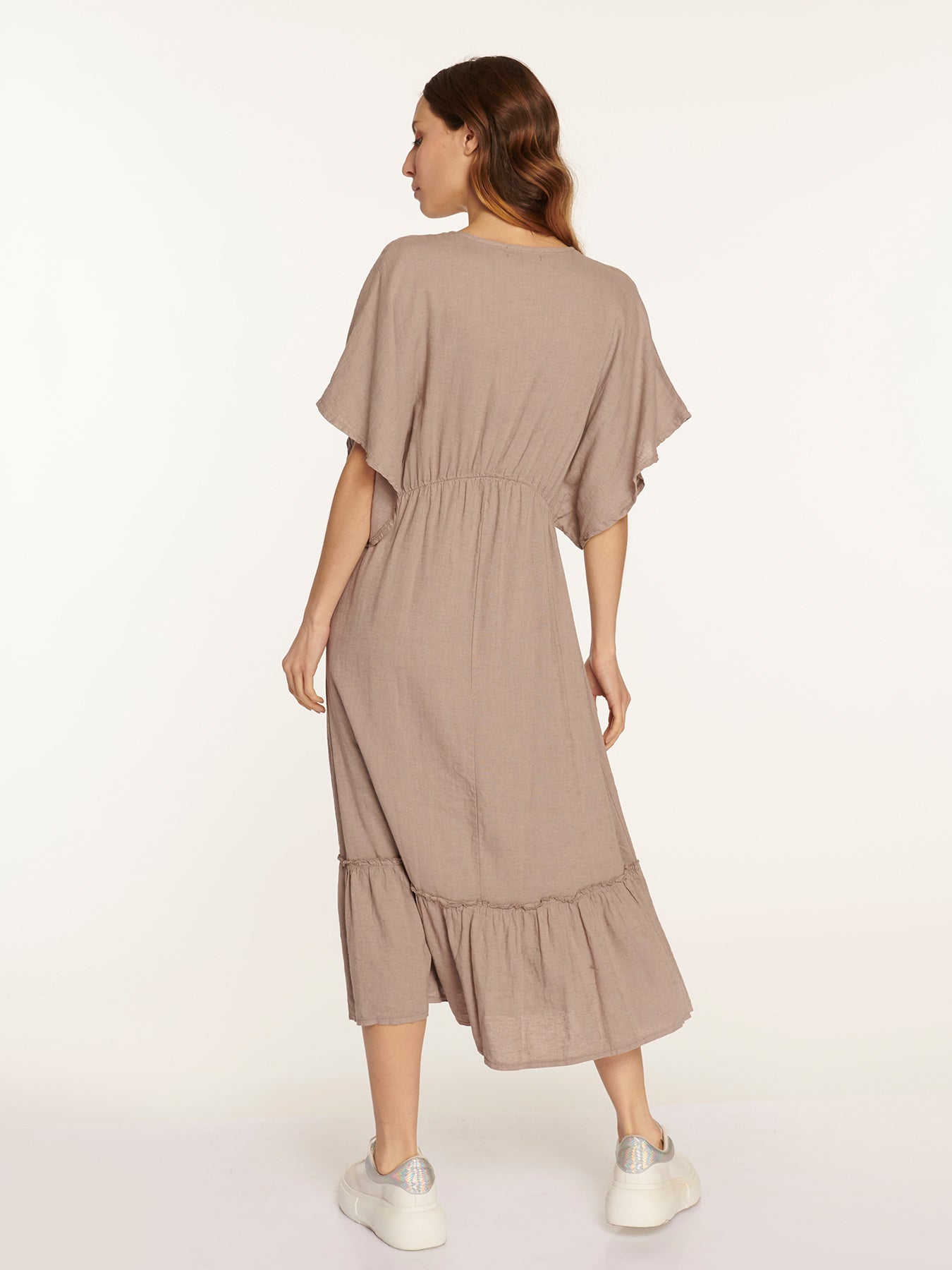 Vestido Mirabella Taupe Leidiró