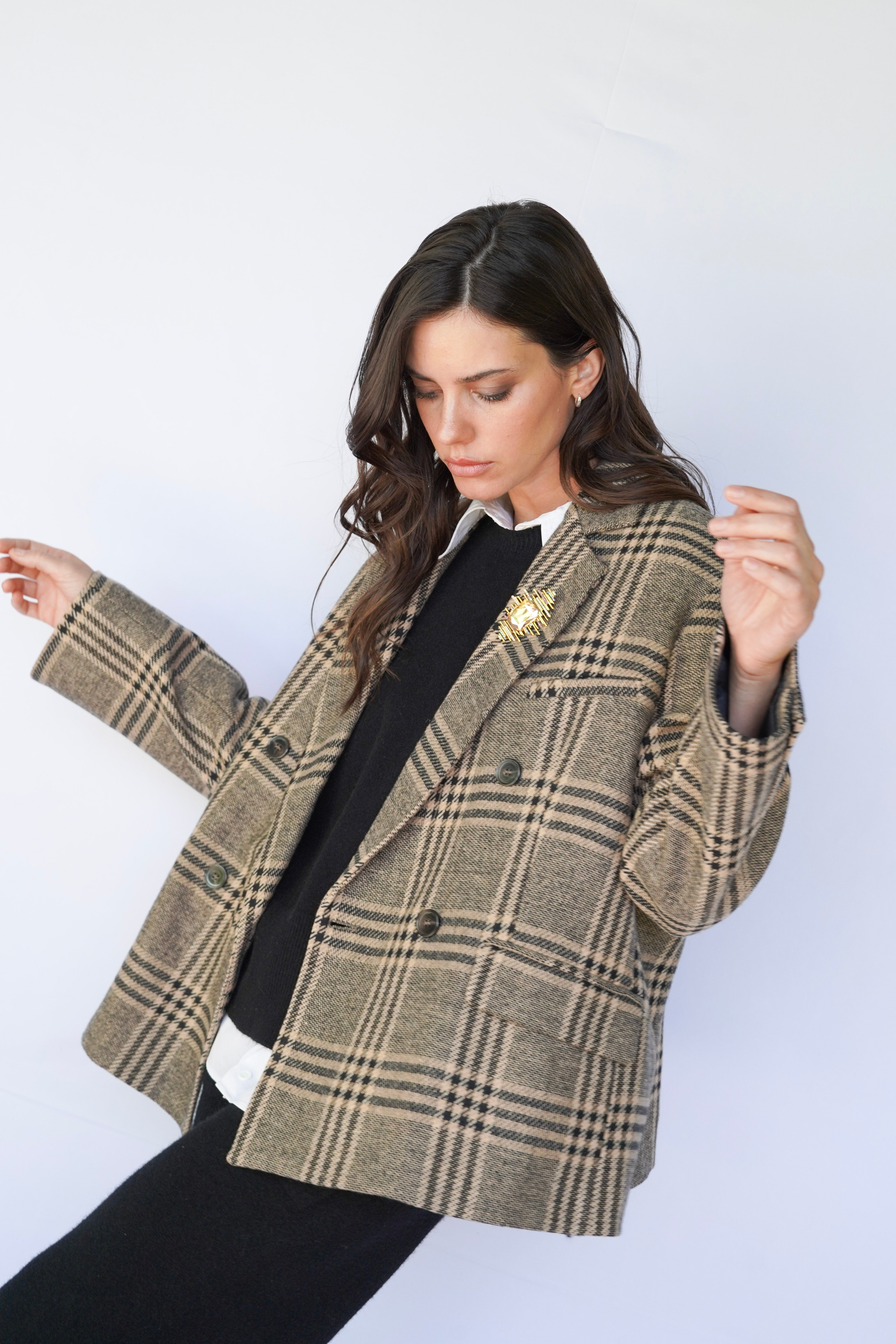 Chaqueta Anna Camel
